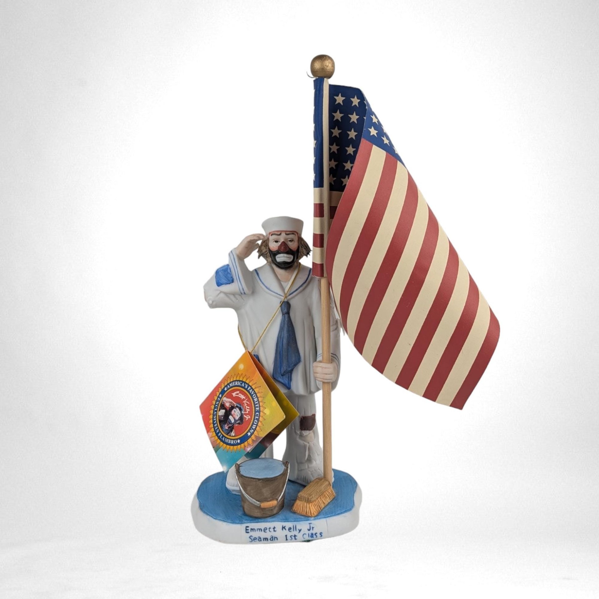 1995 Emmett Kelly Jr Seaman 1st Class, Celebrating 50 Years of End of WW2 Figure
