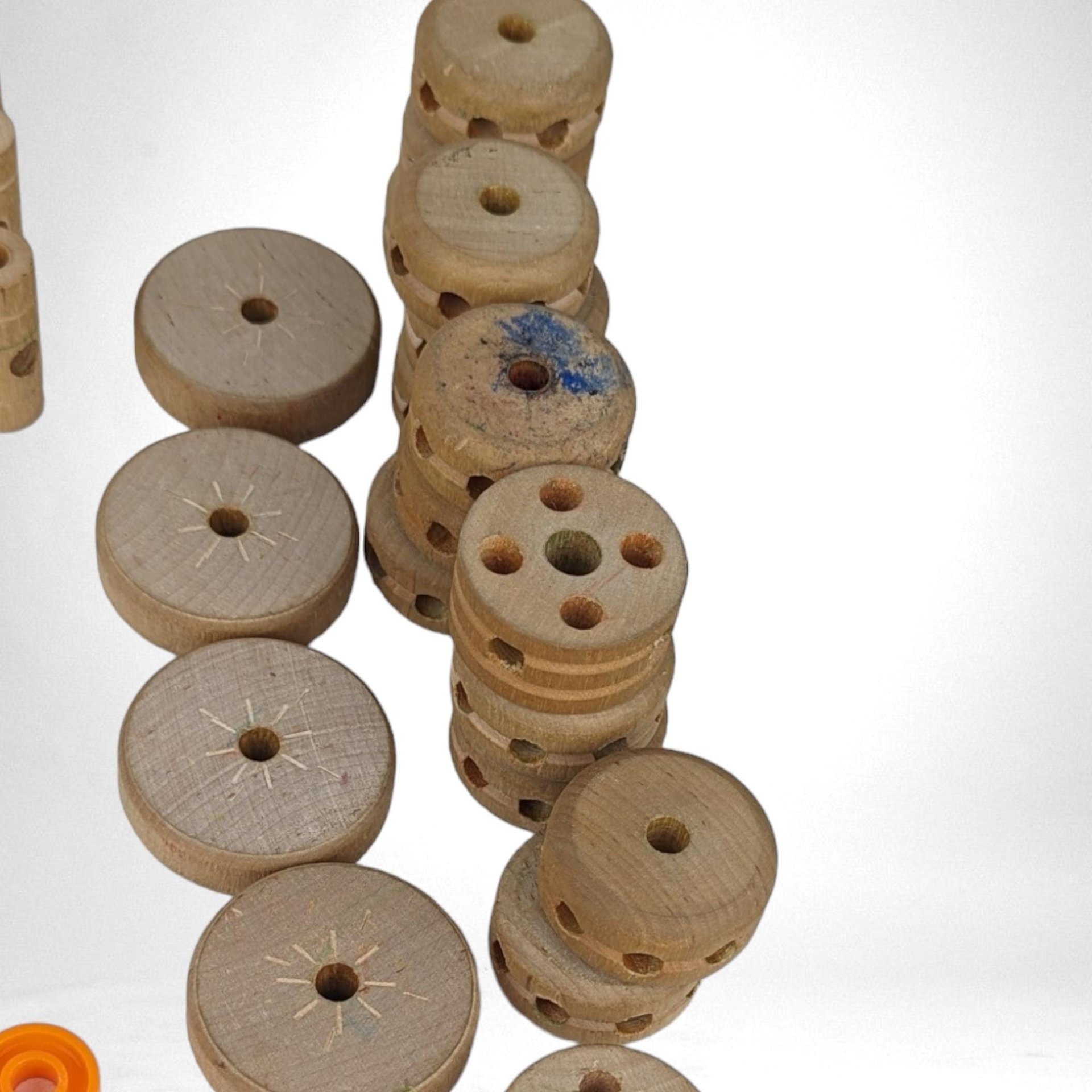 Vintage Tinkertoy Teck Set | Classic Educational Building Toy | Retro Fun for Kids and Collectors