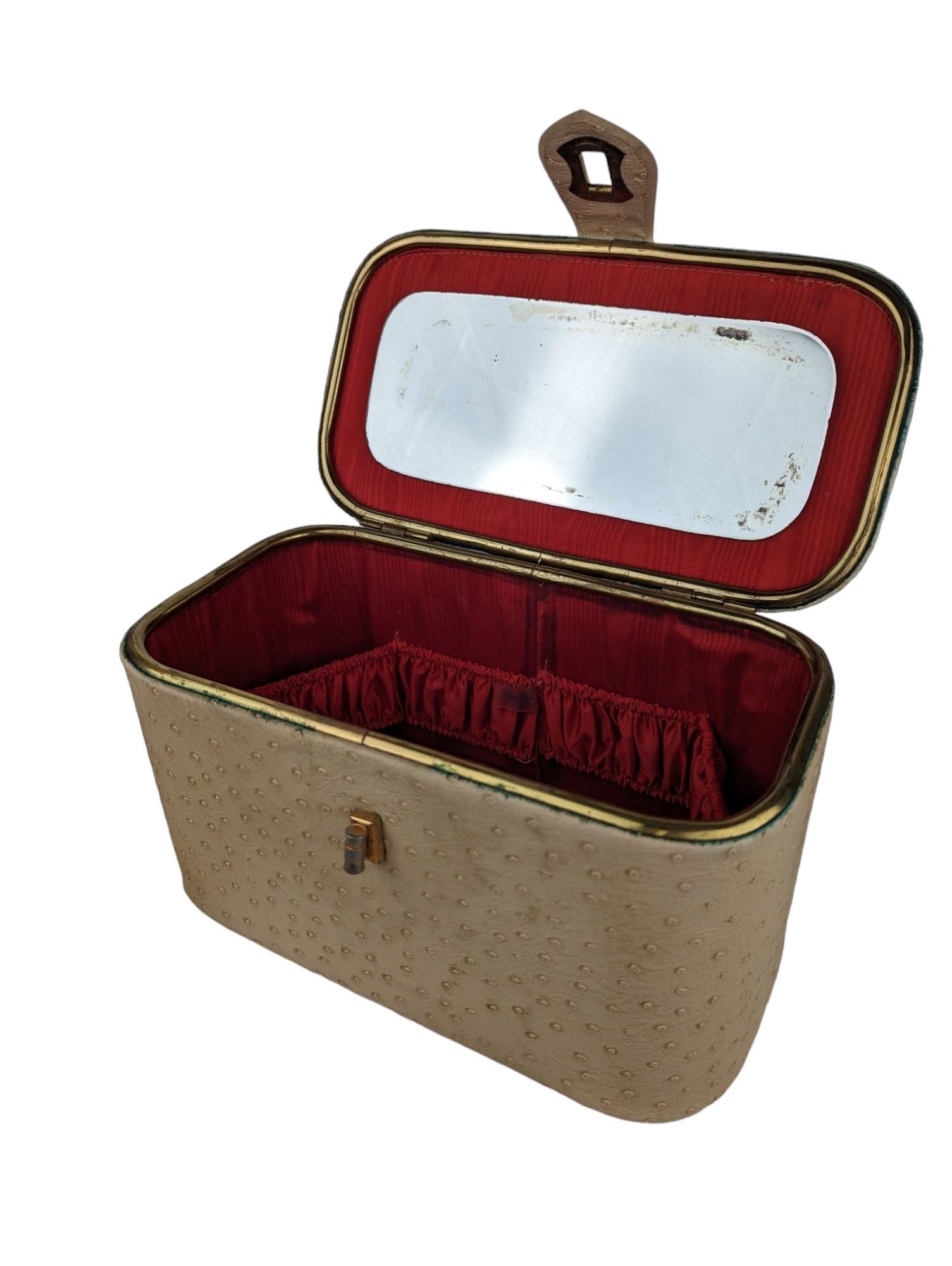 Vintage Celebrity New York Train Make Up Case