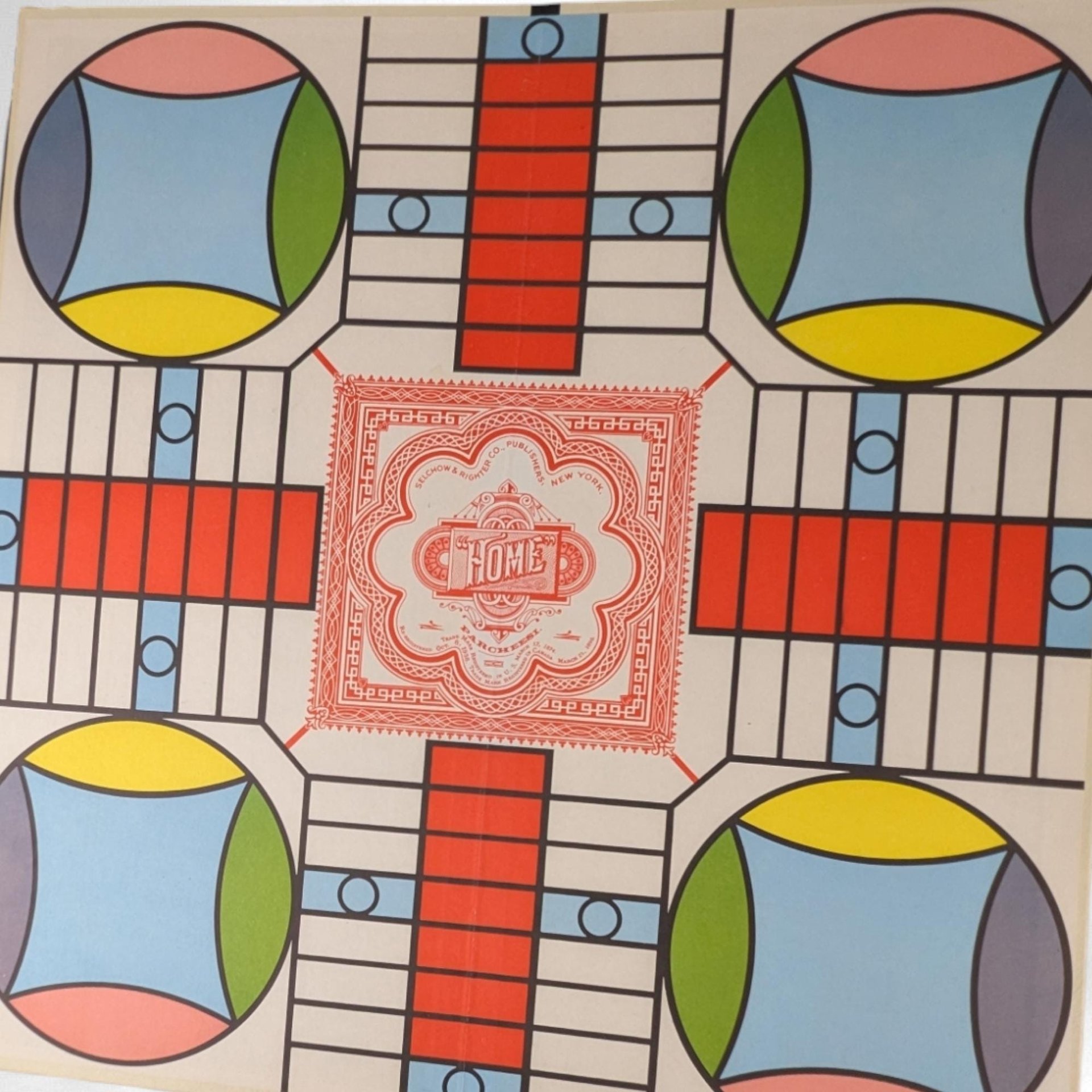 Vintage Parcheesi Game Selchow & Righter | Gold Seal Edition Classic Board Game | Family Fun | Collectible Game Night Treasure