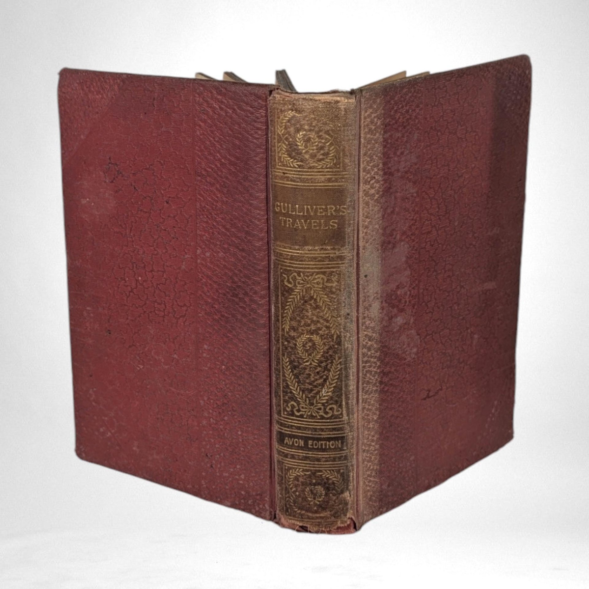 Rare Antique "Gulliver's Travels" by Jonathan Swift | 1800s Hardcover