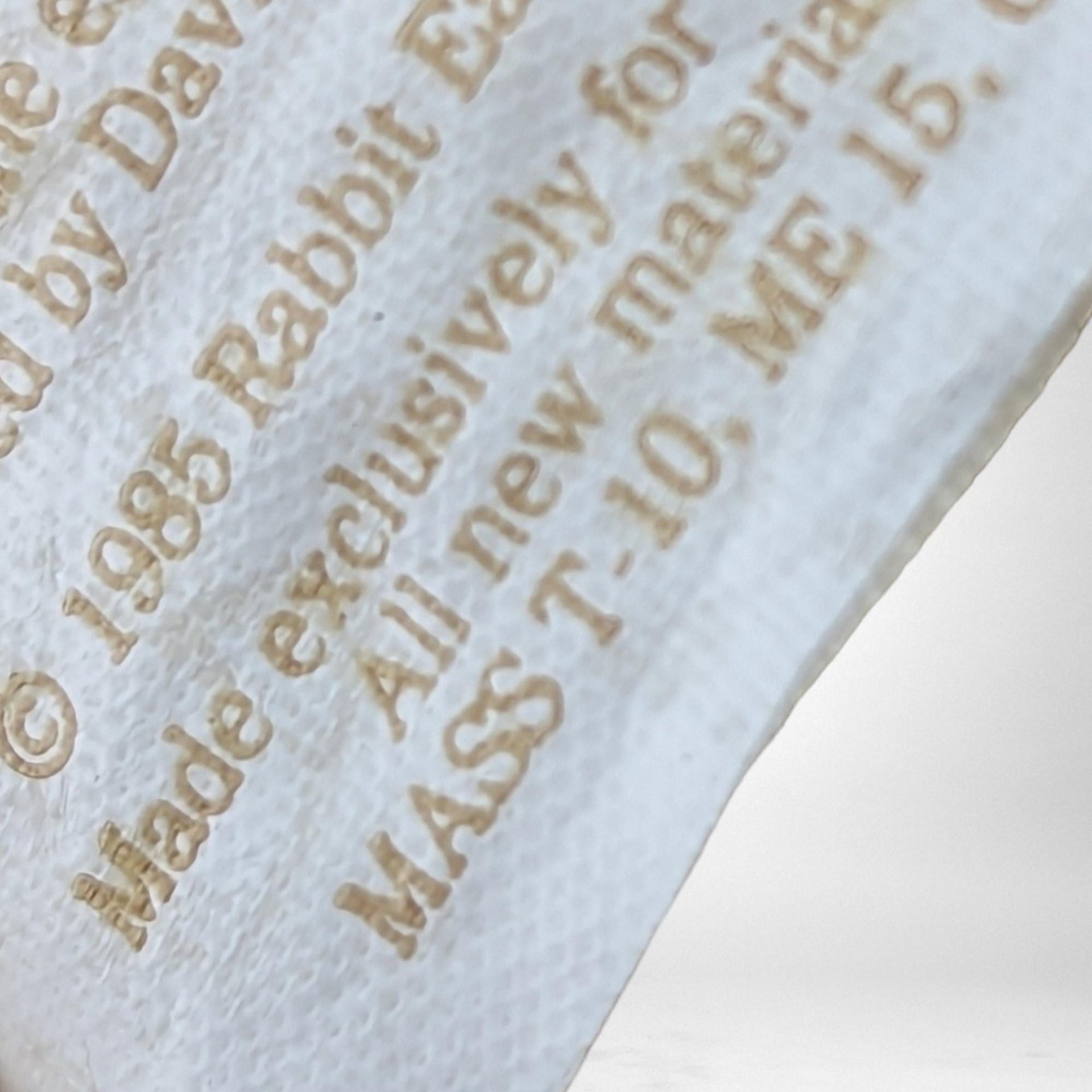 1985 Rabbit Ears Velveteen Rabbit Stocking Plush Toy 14" – Vintage Holiday Decor & Collectible Stuffed Animal