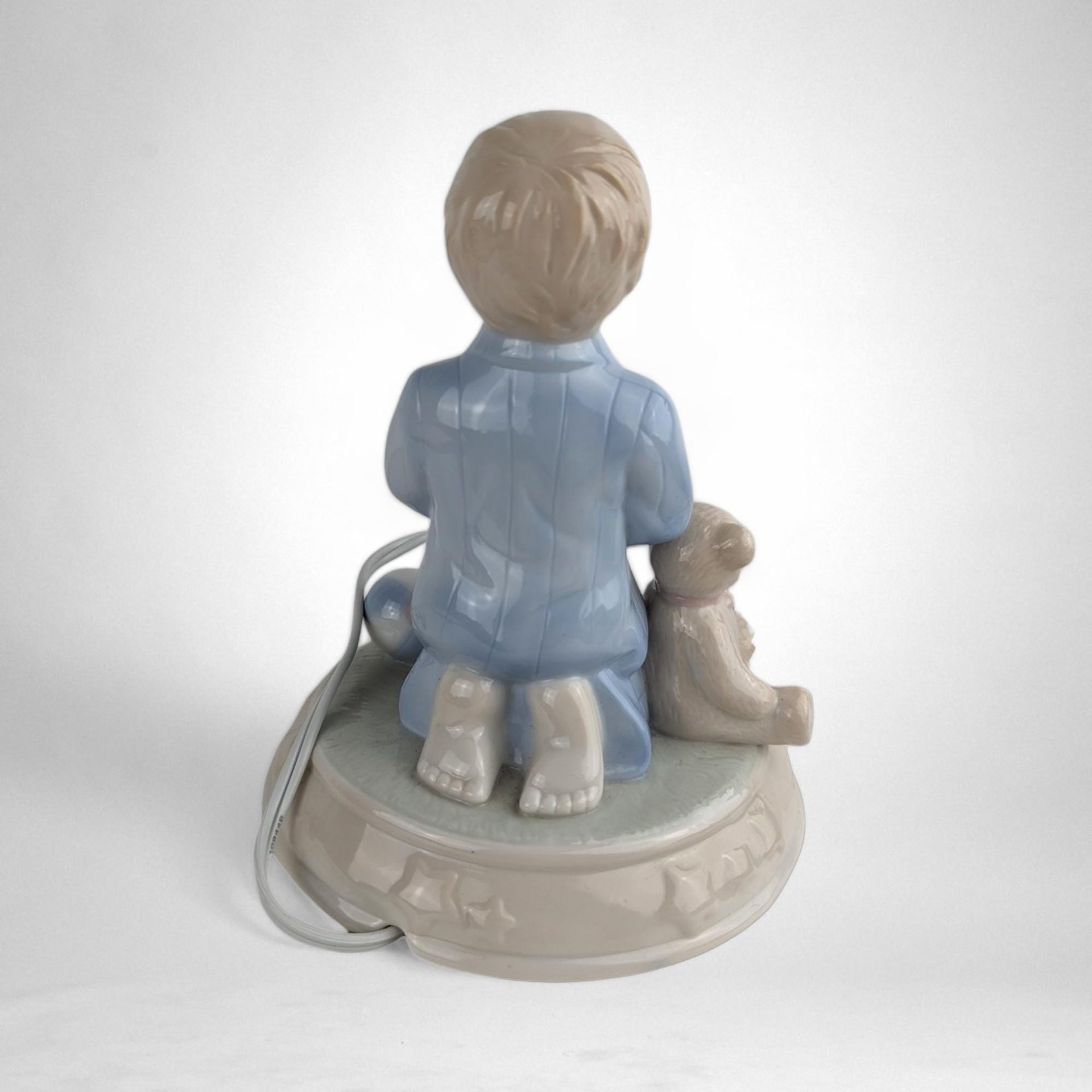 Vintage Praying Boy Porcelain Nightlight