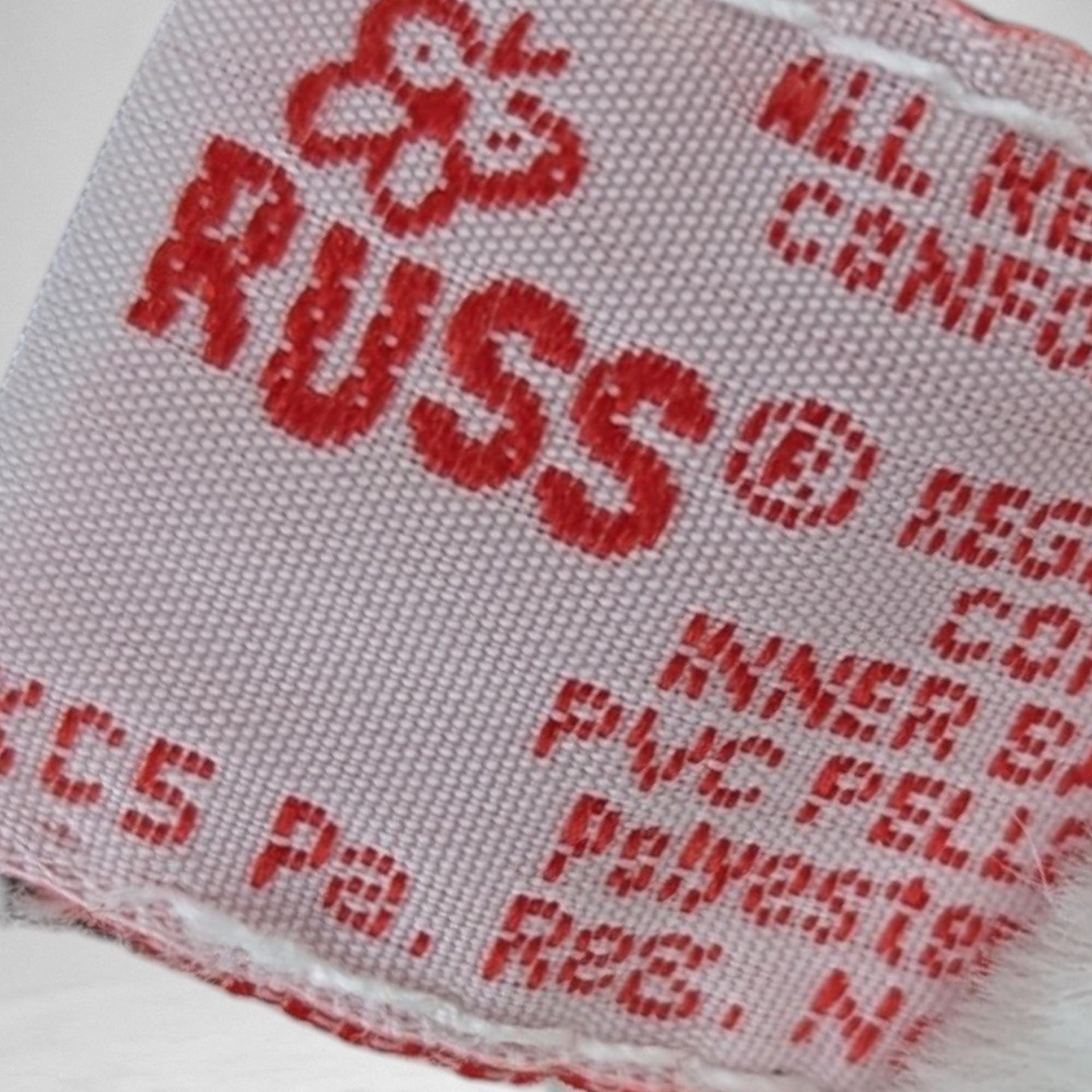 Vintage Russ Snowflake Plush Snowman