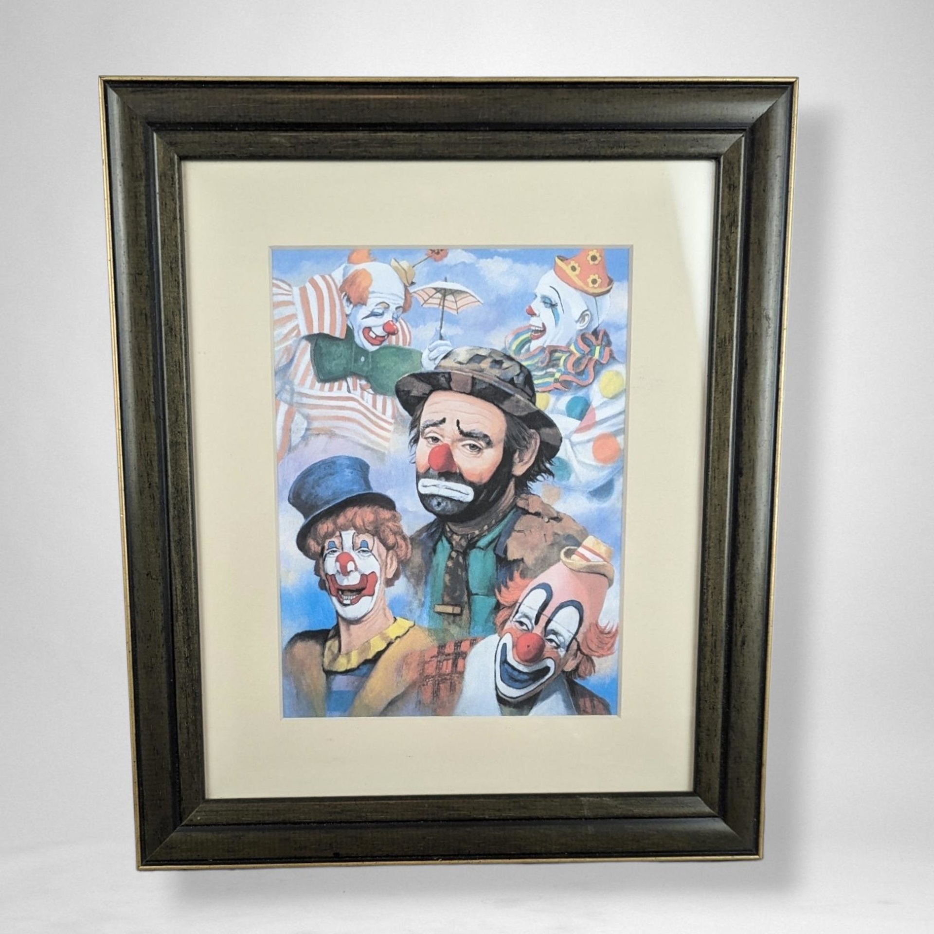 Vintage Emmett Kelly "Lord of The Rings" Framed Print