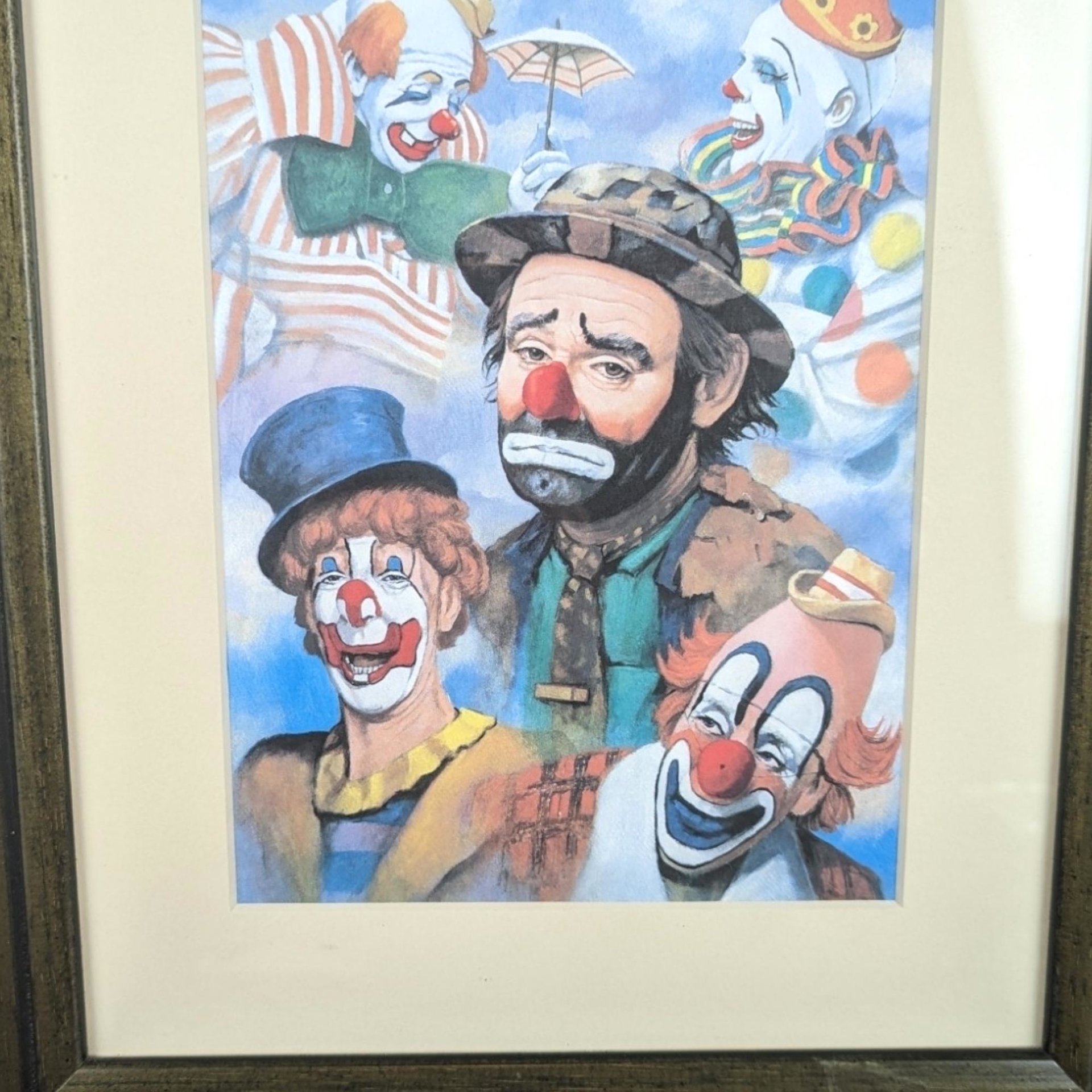 Vintage Emmett Kelly "Lord of The Rings" Framed Print