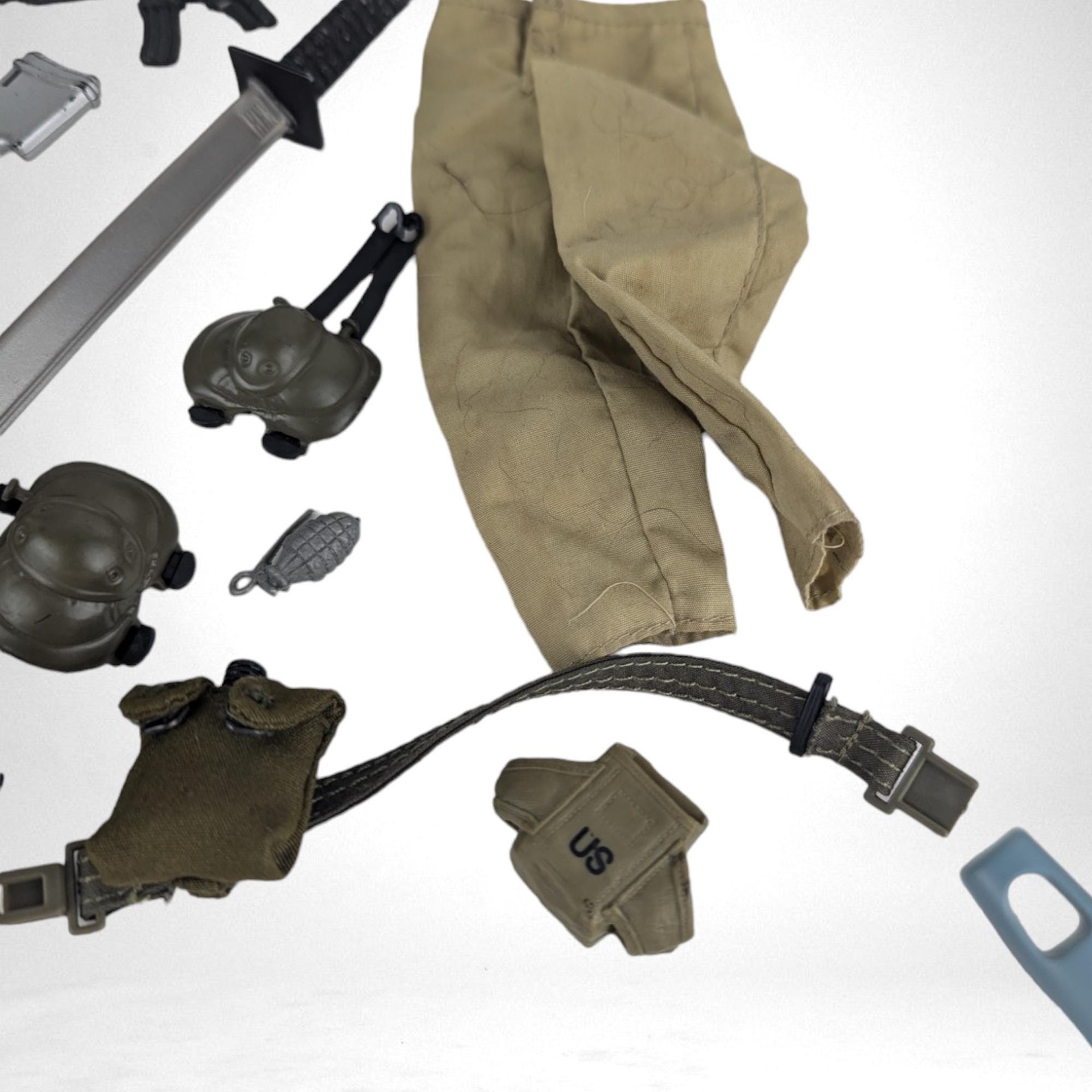 1990s Hasbro GI Joe Action Figure Camo Outfit with Accessories