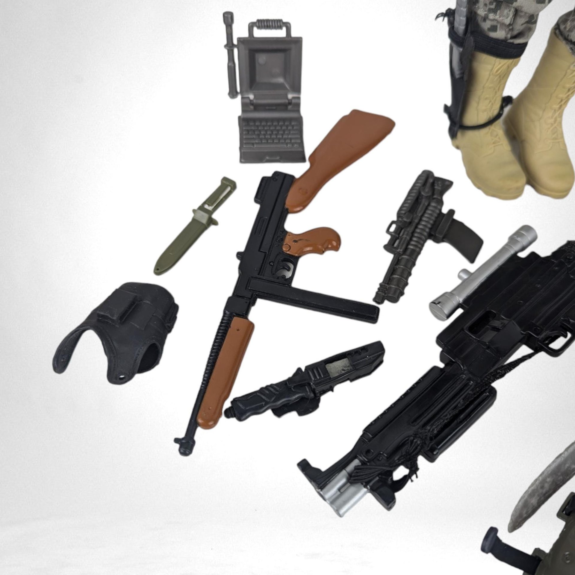 1990s Hasbro GI Joe Action Figure Camo Outfit with Accessories