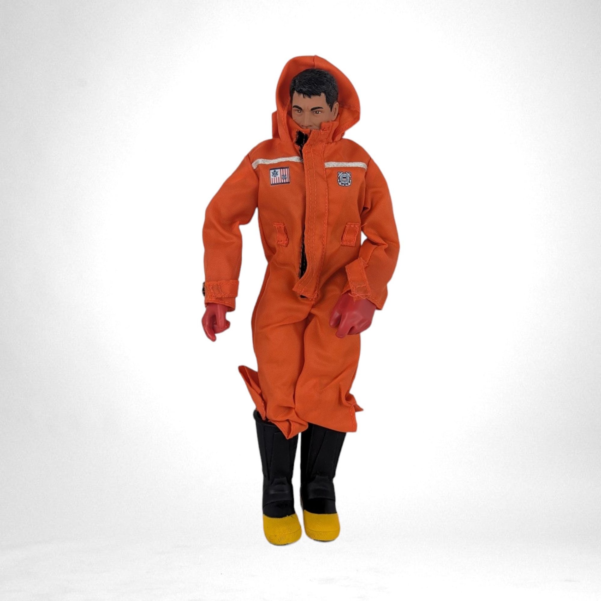 1990s Hasbro GI Joe Action Figure Orange Outfit with Accessories