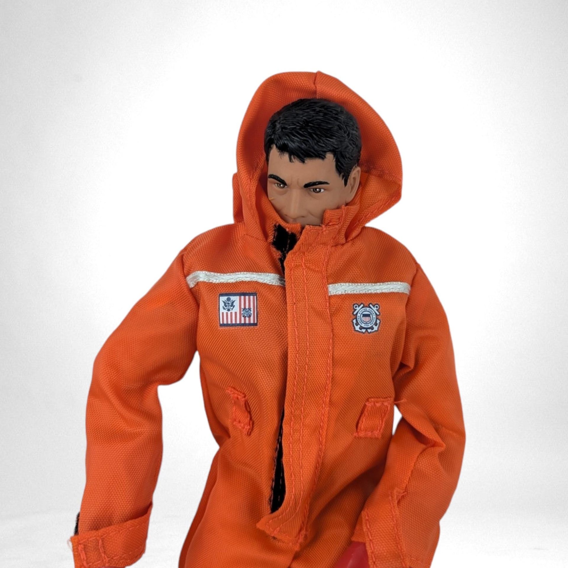 1990s Hasbro GI Joe Action Figure Orange Outfit with Accessories