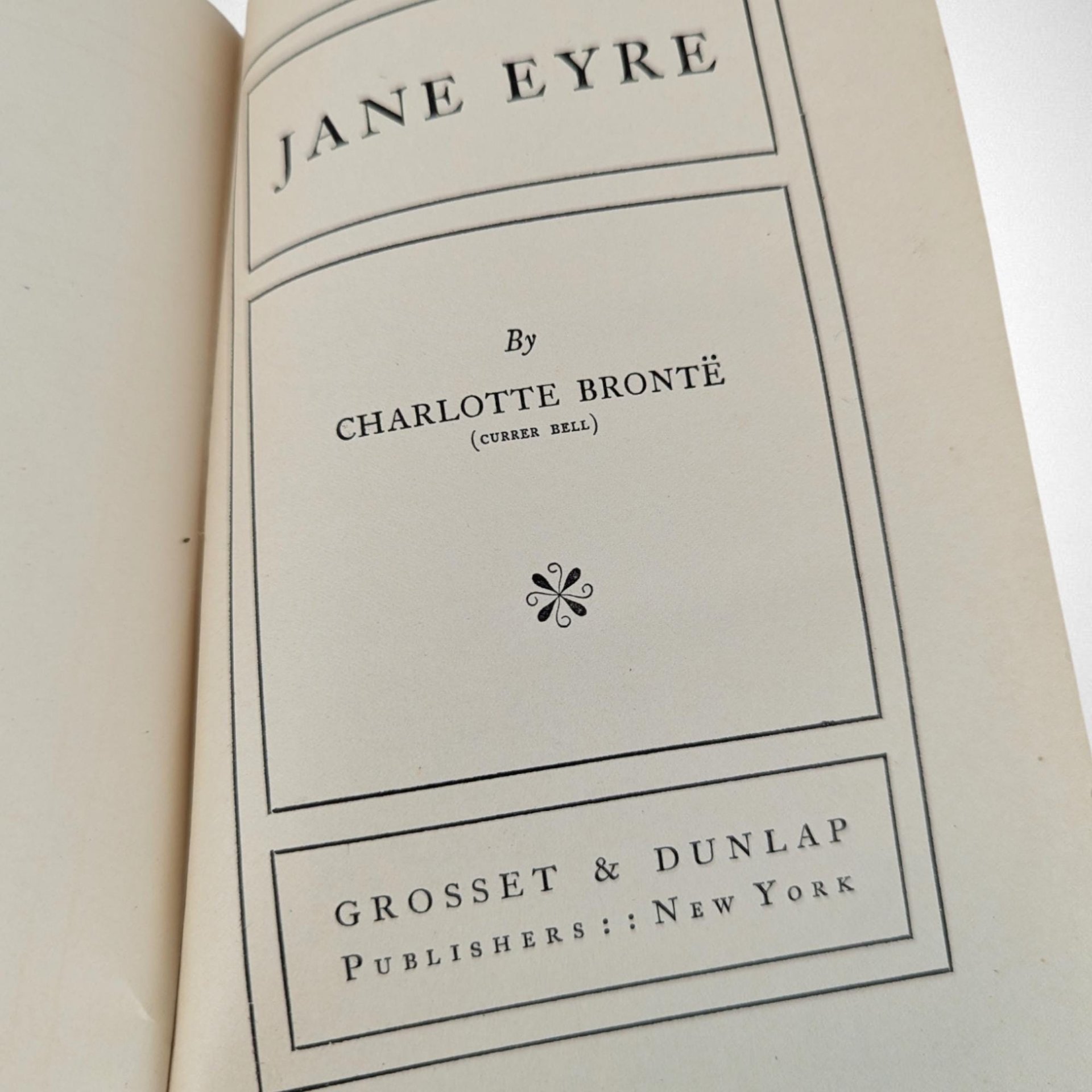 1911 Jane Eyre Hardcover | Charlotte Bronte Classic Novel | Antique Book Lover Gift