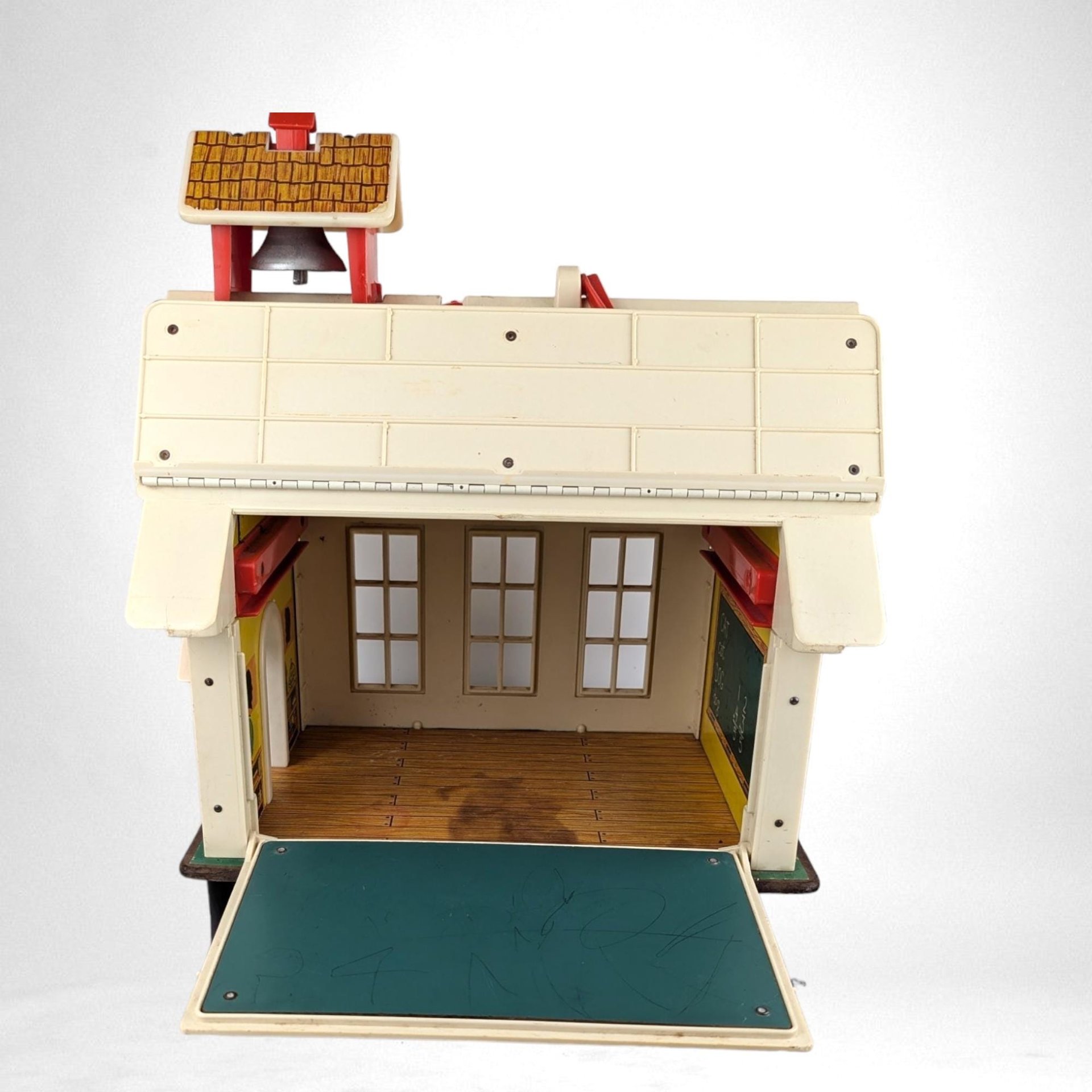 Vintage Fisher-Price Schoolhouse 923 | Nostalgic Playset with Flaws | 70s Toy |  Restoration Project