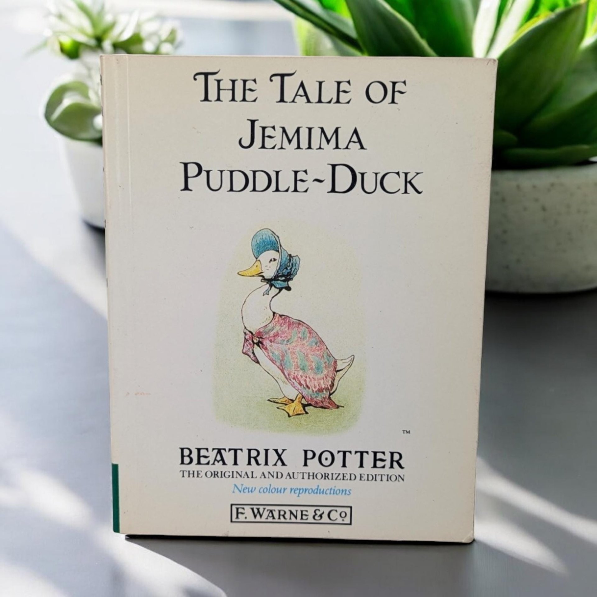 1991 Beatrix Potter The Tale of Jemima Puddle Duck Small Softcover Book, Softcover