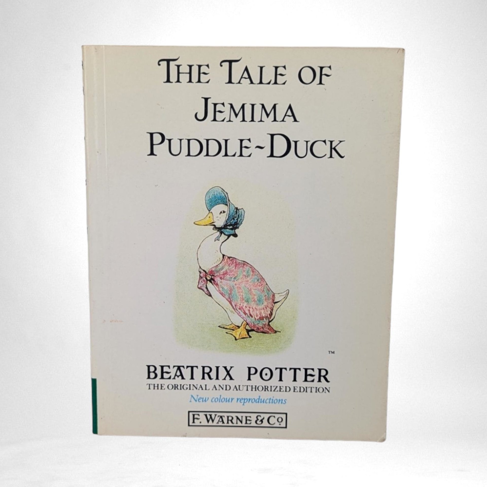 1991 Beatrix Potter The Tale of Jemima Puddle Duck Small Softcover Book, Softcover