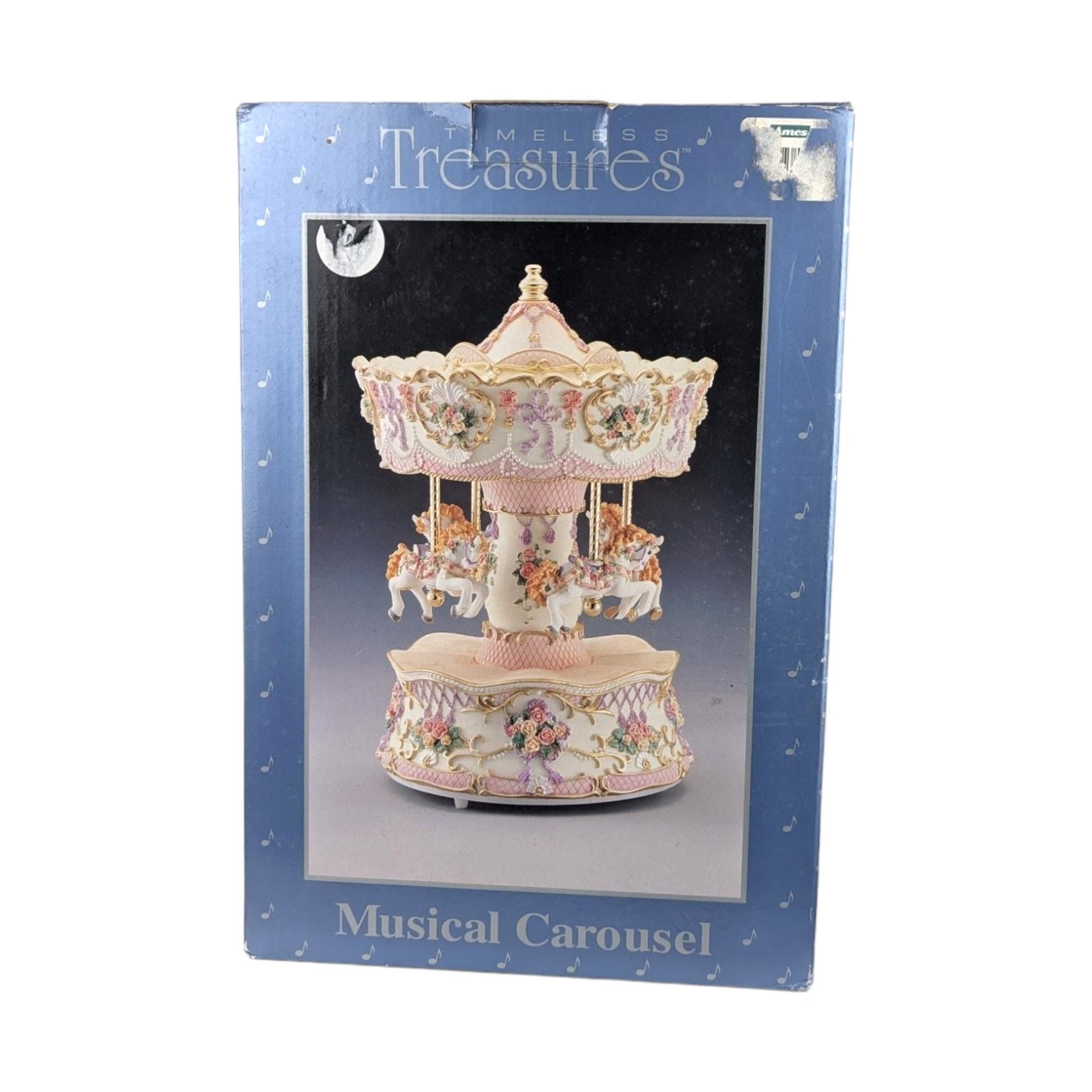 Vintage Timeless Treasures Musical Carousel