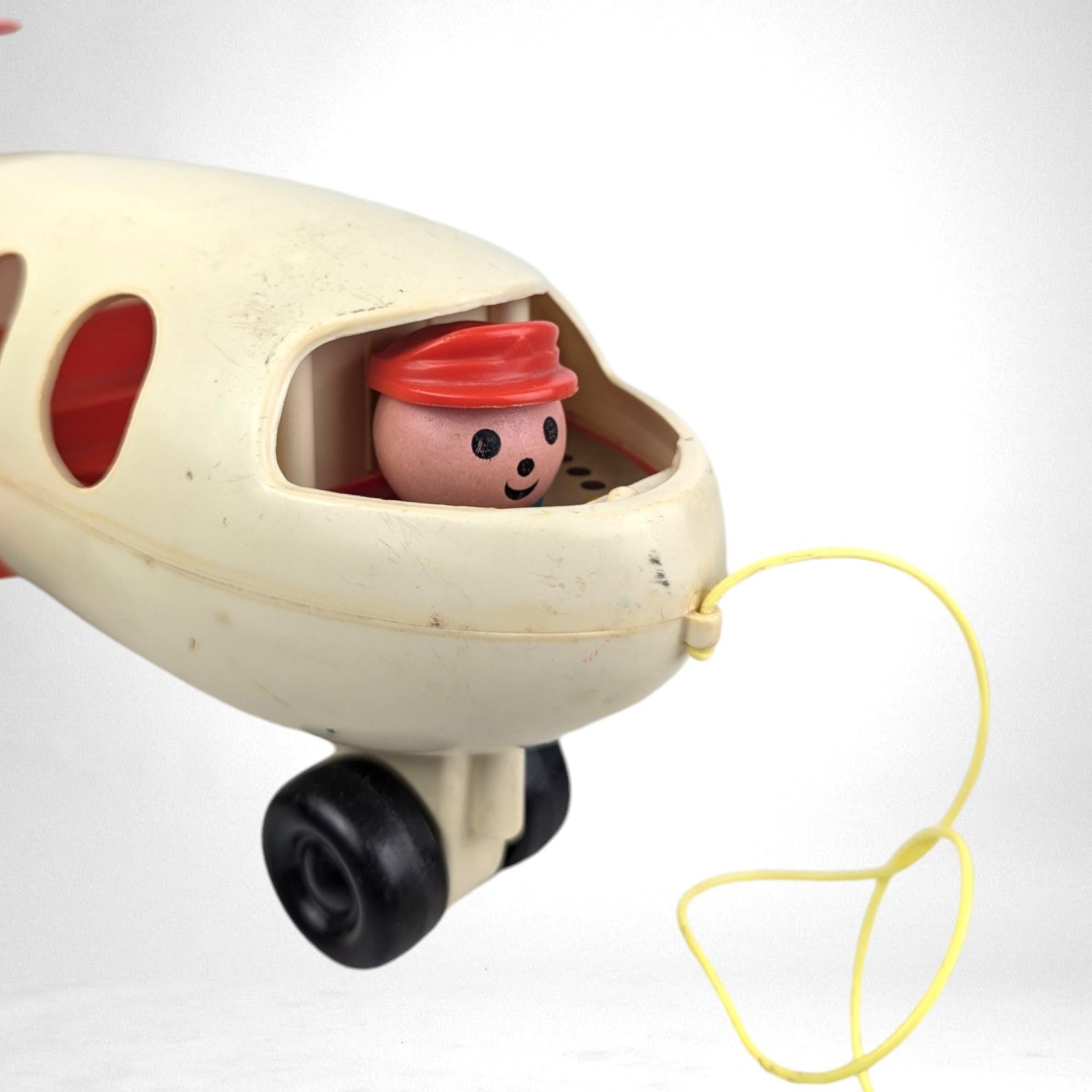 Vintage Fisher Price Little People Jet | Toy Airplane | 13.5" Long