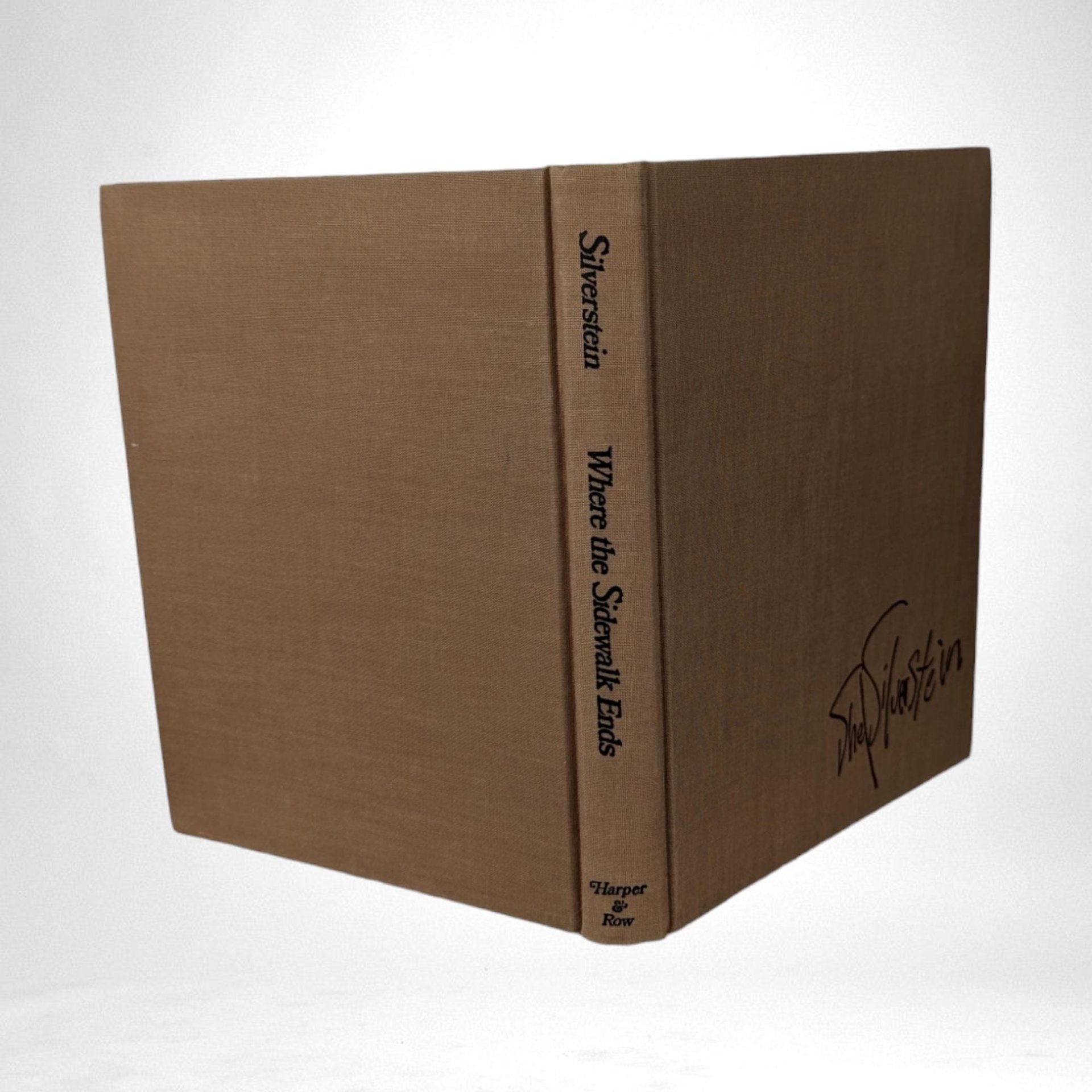 1974 Where the Sidewalk Ends by Shel Silverstein – Vintage Hardcover Poetry Book for Collectors & Fans