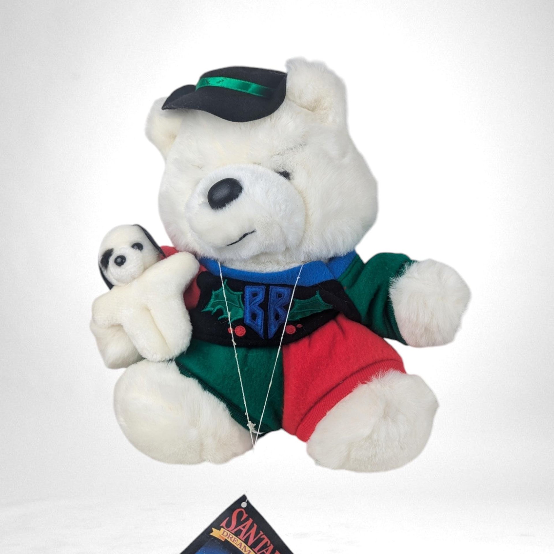 Collectible Santa Bears | 1990 Dayton Hudson Dream Adventure |  Pair