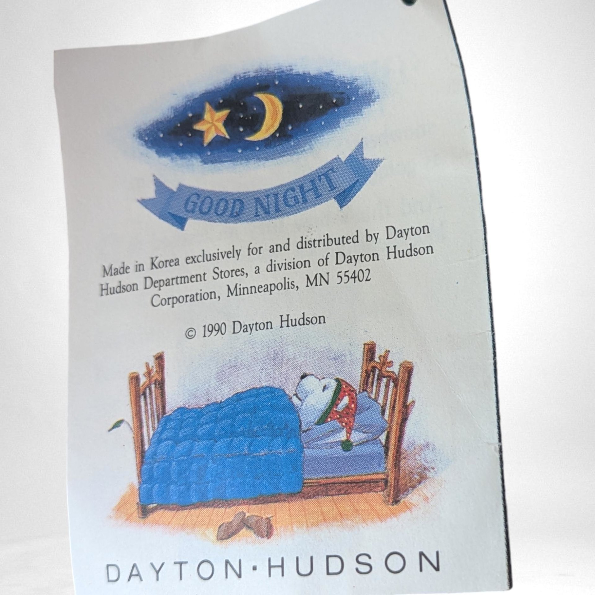 Collectible Santa Bears | 1990 Dayton Hudson Dream Adventure |  Pair