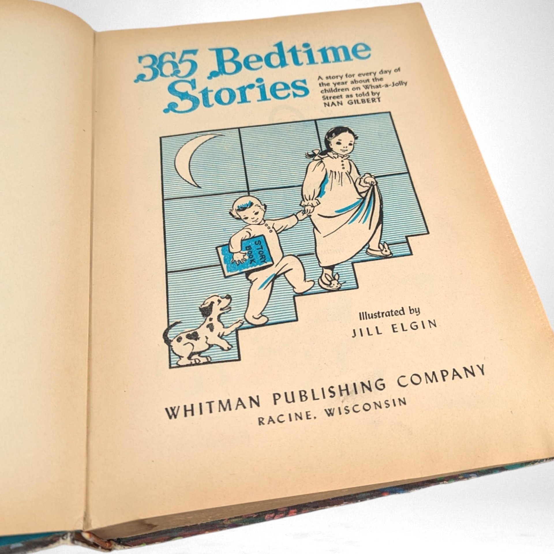 Vintage 1955 Whitman 365 Bedtime Stories Hardcover | Classic Children's Book