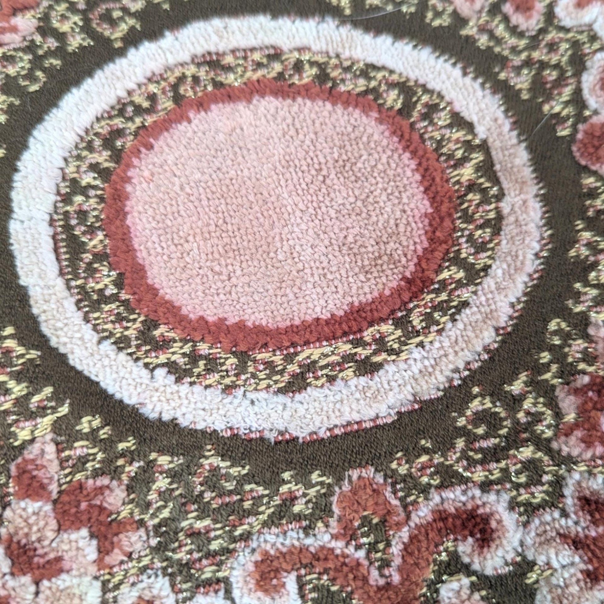 Vintage Ninaco Verona Doily - 13" x 11" - Belgian Viscose & Lurex - Good Condition