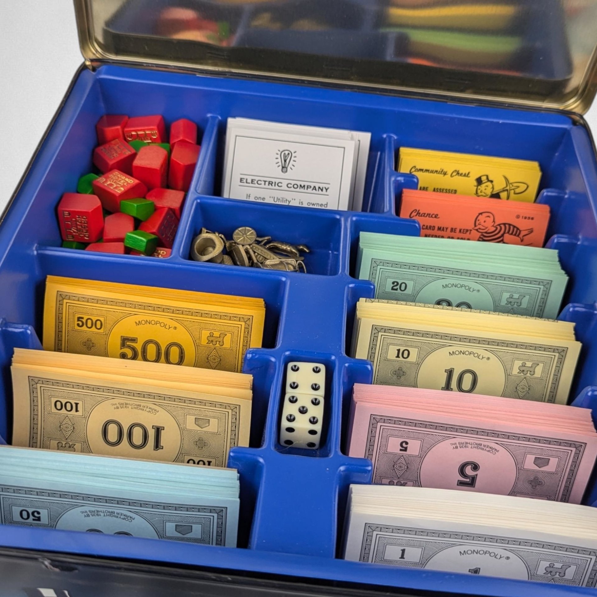 Vintage 1985 Parker Brothers Monopoly 1935 Commemorative Edition | Complete in Tin | Retro Board Game | Collector's Item