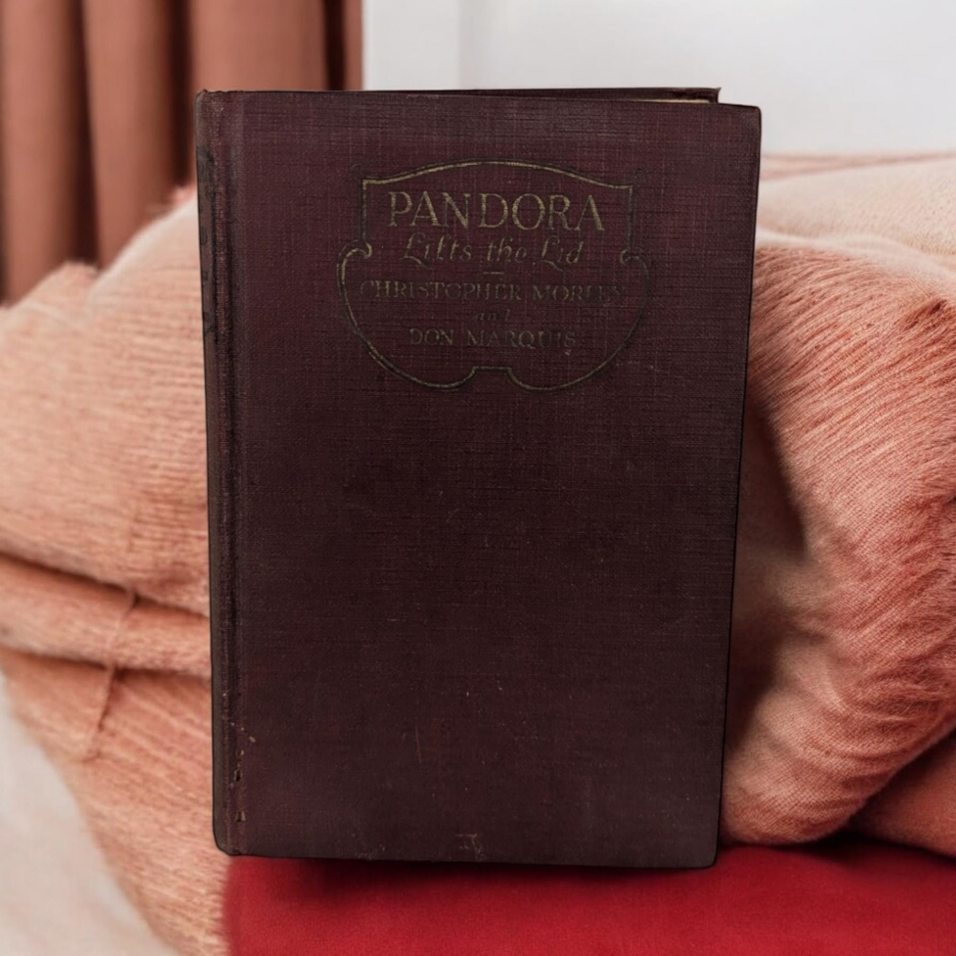 1924 Pandora Lifts the Lid by Christopher Morley & Don Marquis | Vintage Hardcover | A. L. Burt Company | Literary Classic