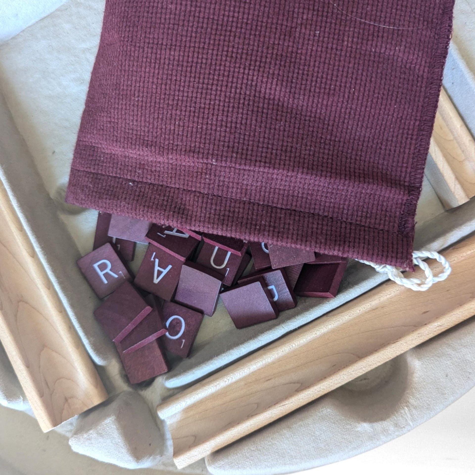 Vintage 1989 Scrabble Deluxe Edition - Turntable Board, Complete Set, Excellent Condition