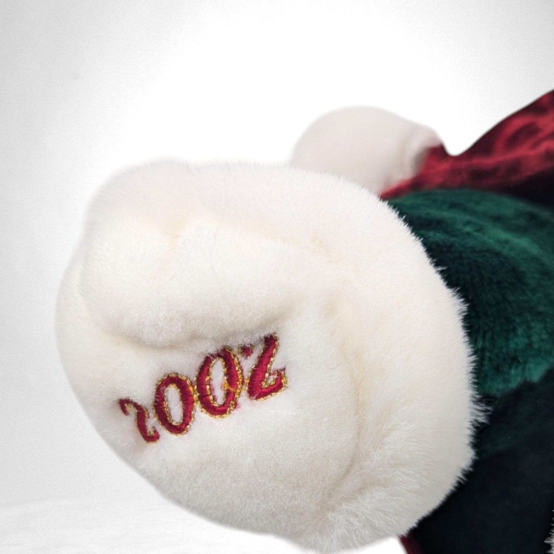 2002 Dandee Snowflake Girl Christmas Plush Bear 14" | Holiday Decor | Collectible