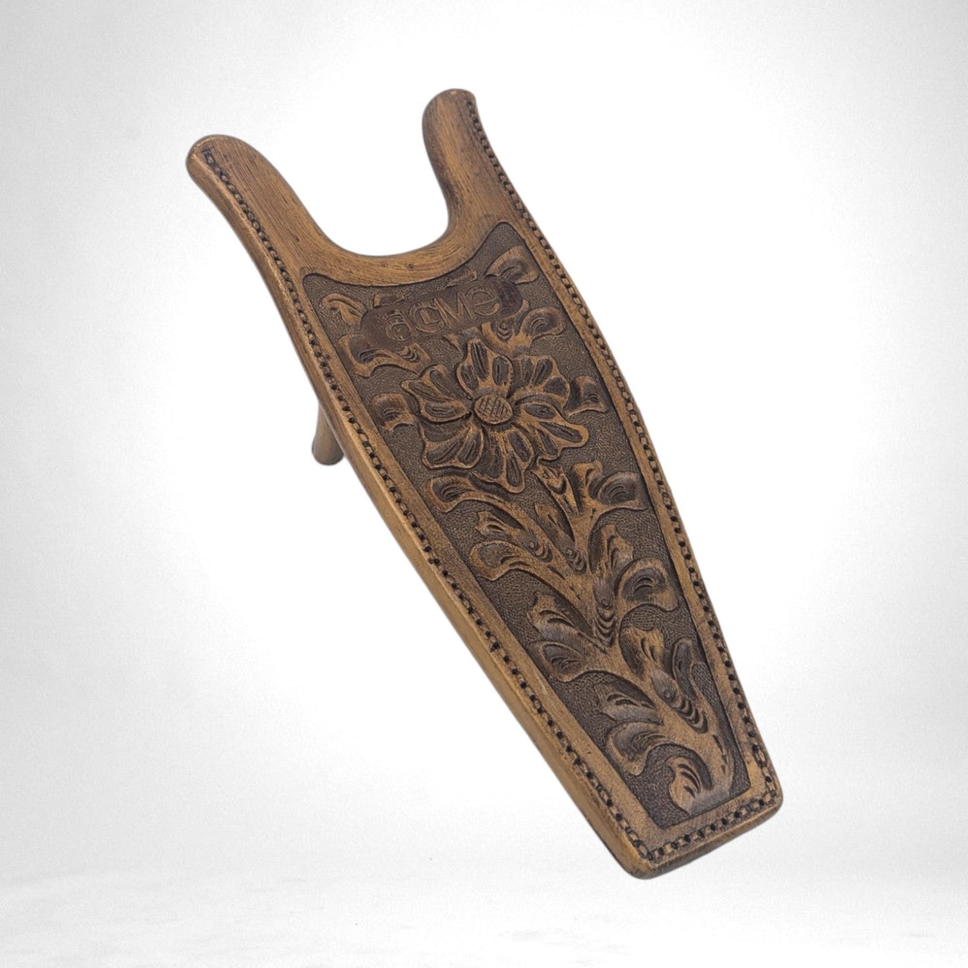 Vintage Boot Jack | 1970s Acme Molded Plastic | Shoe Remover | Mudroom Decor