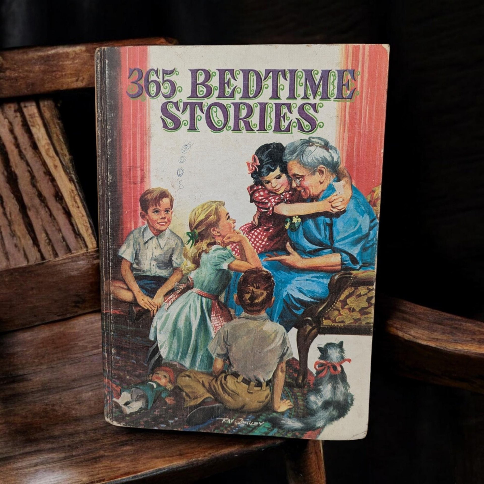 Vintage 1955 Whitman 365 Bedtime Stories Hardcover | Classic Children's Book