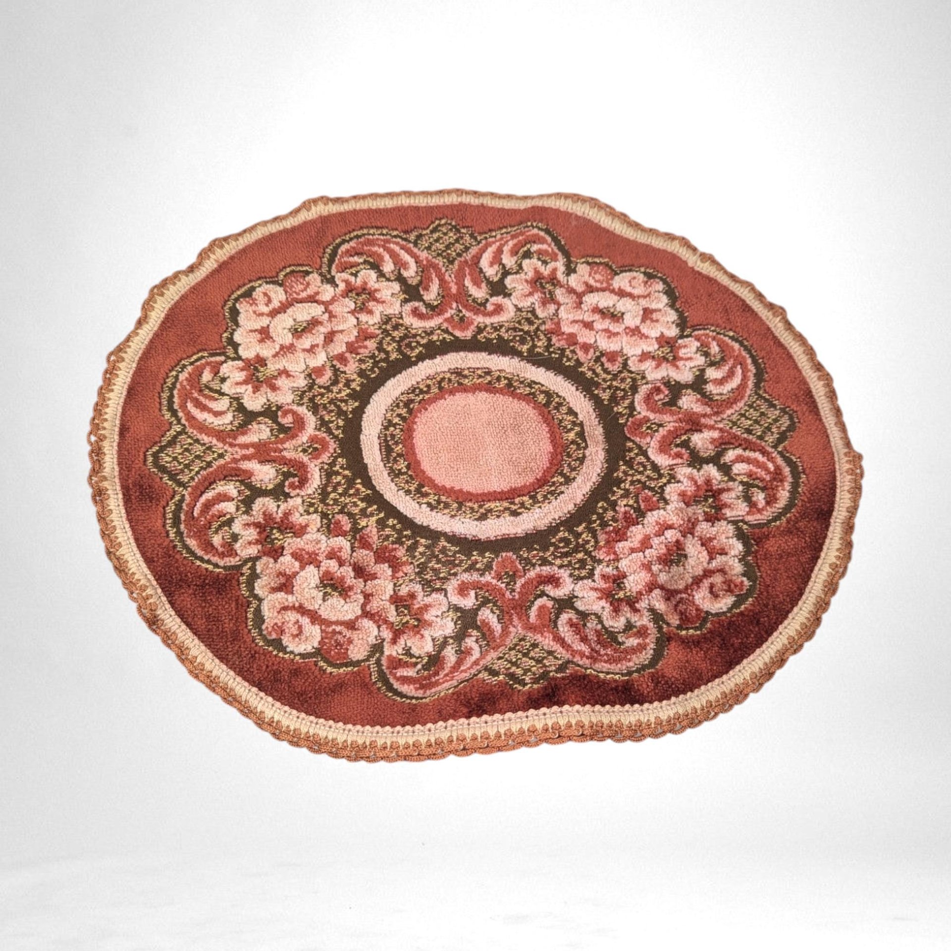 Vintage Ninaco Verona Doily - 13" x 11" - Belgian Viscose & Lurex - Good Condition