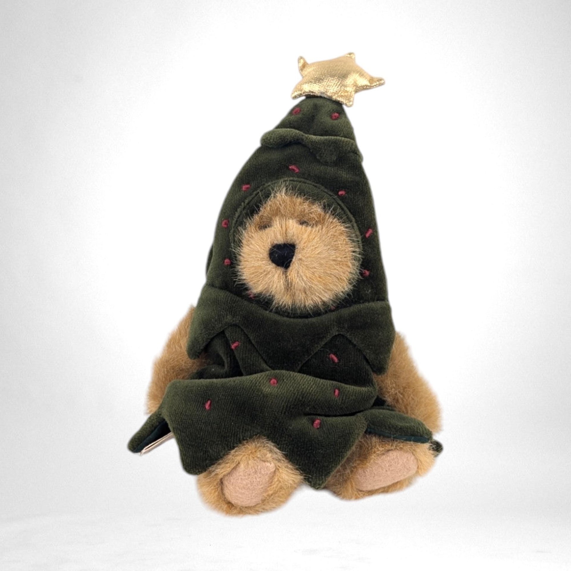 Vintage 2001 Boyds Bears Frazier Christmas Tree Bear | Collectible Bear | Holiday Decor | Christmas Gift