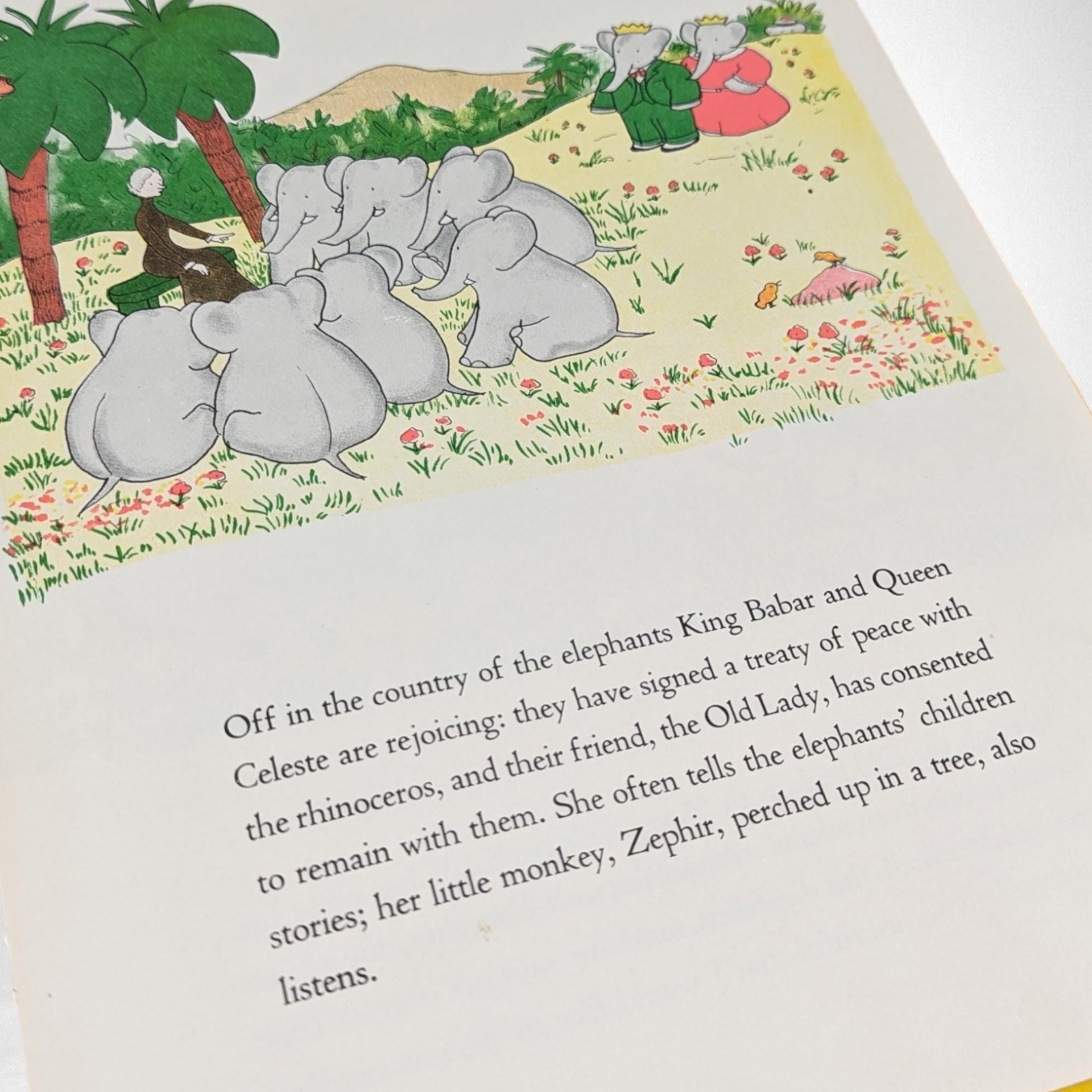 Vintage 1963 Babar the King Hardcover Book | Jean De Brunhoff | Children's Classic | Elephant Story | Collectible Book