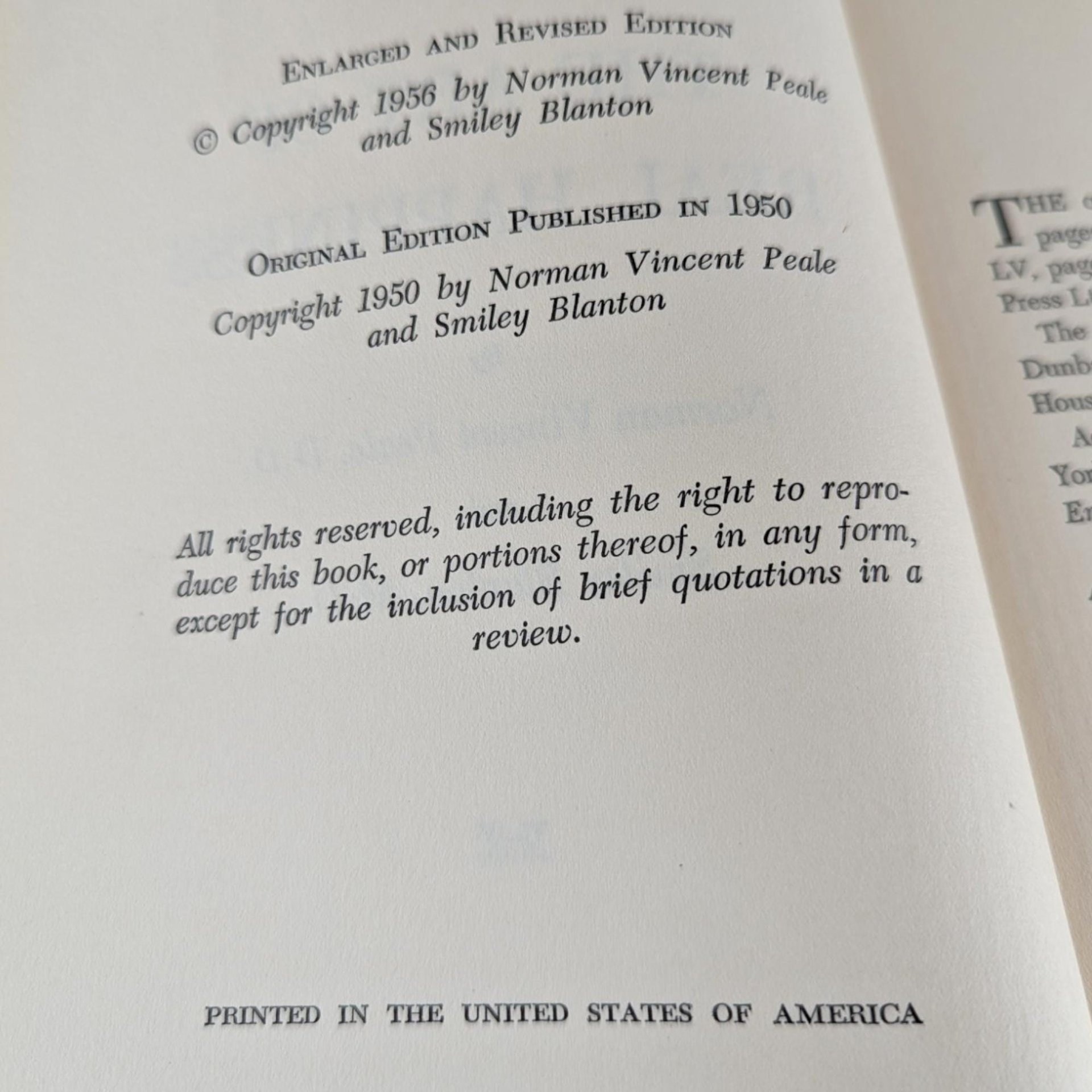 1958 Vintage "The Art of Real Happiness" Hardcover | Norman Vincent Peale | Self-Help | Psychology | Spirituality Gift