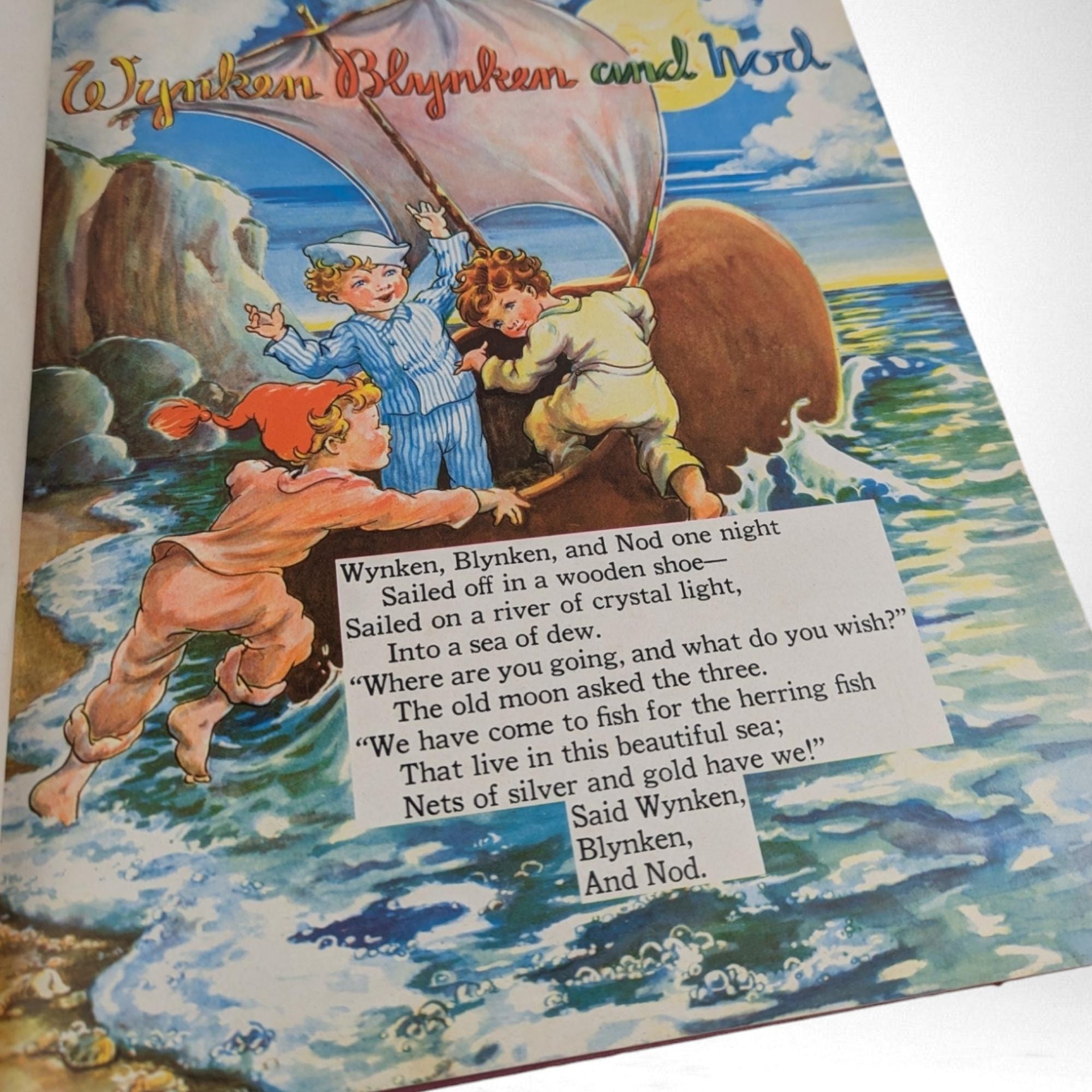 1946 The Bumper Book | Vintage Children's Stories & Verses | Illustrated by Eulalie | Oversized Hardcover