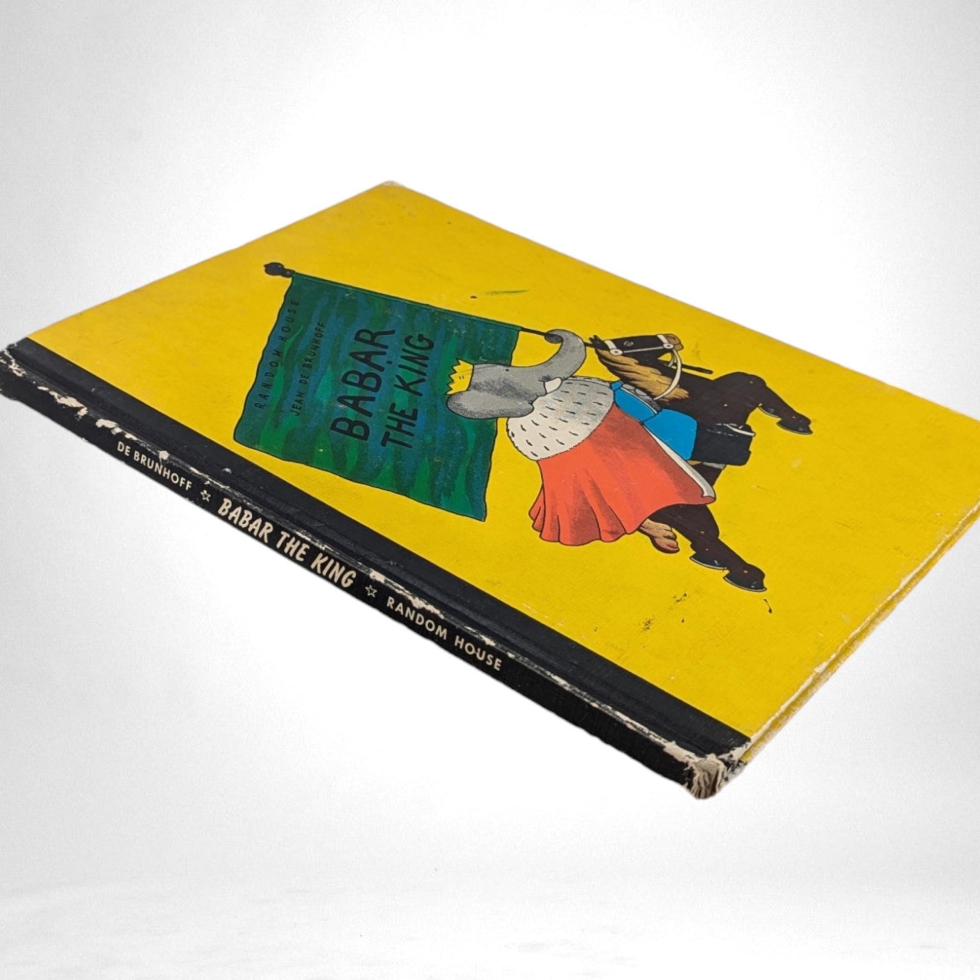 Vintage 1963 Babar the King Hardcover Book | Jean De Brunhoff | Children's Classic | Elephant Story | Collectible Book