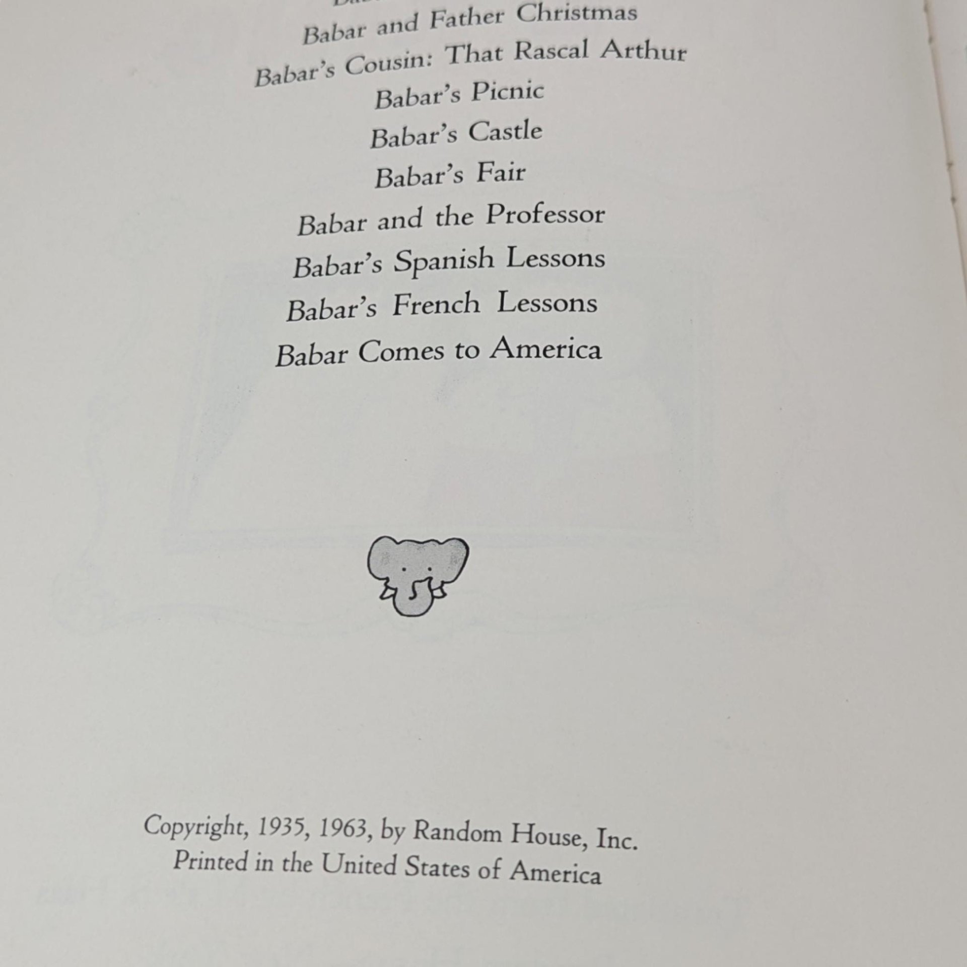 Vintage 1963 Babar the King Hardcover Book | Jean De Brunhoff | Children's Classic | Elephant Story | Collectible Book