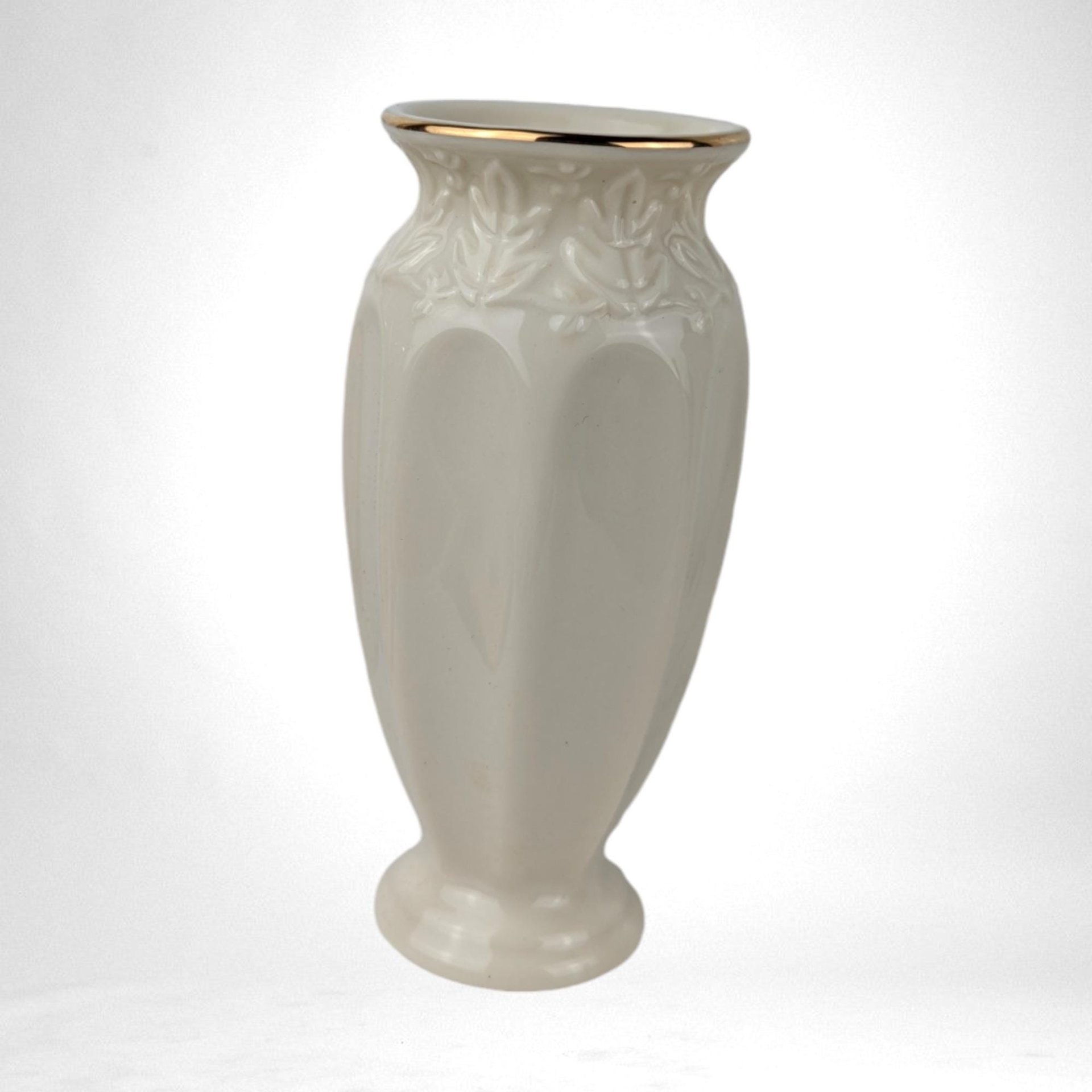 Vintage Lenox Bud Vases | Set of 3 | Classic Ivory with Gold Trim | Floral Porcelain Vases | Home Decor