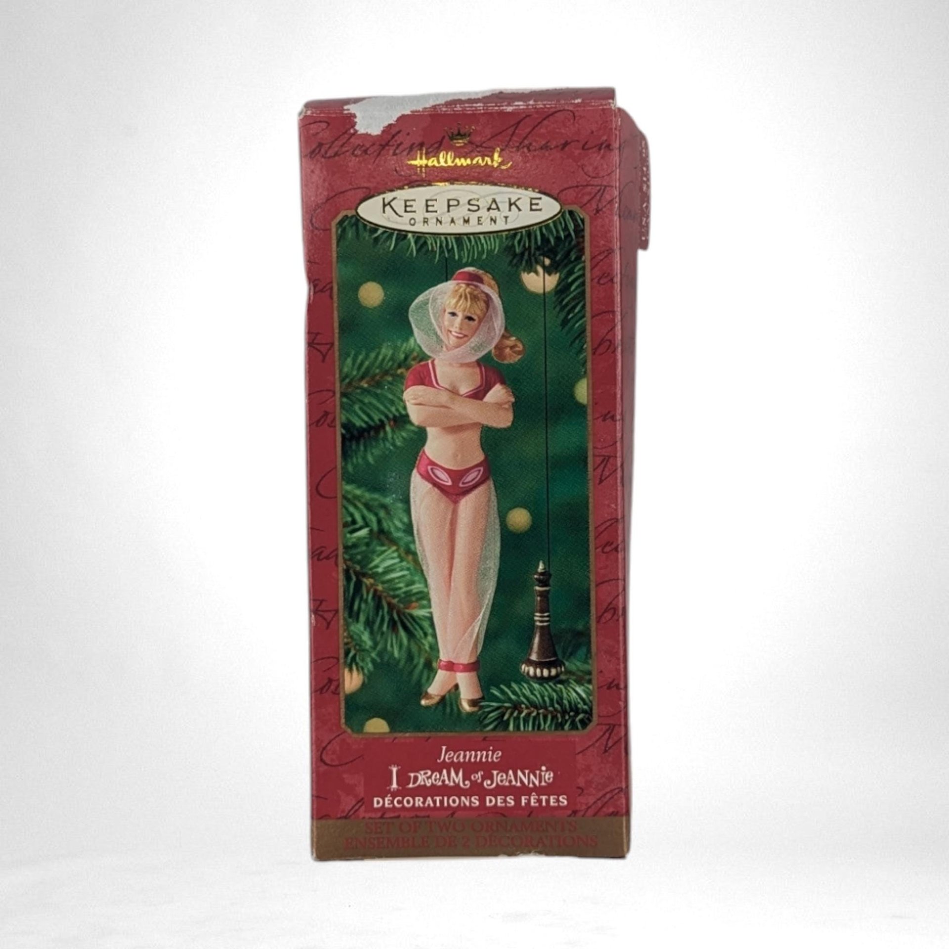 2000 Hallmark I Dream of Jeannie Ornament | Barbara Eden | Christmas Ornament | Vintage Ornament | TV Show Memorabilia | Gift for Collector