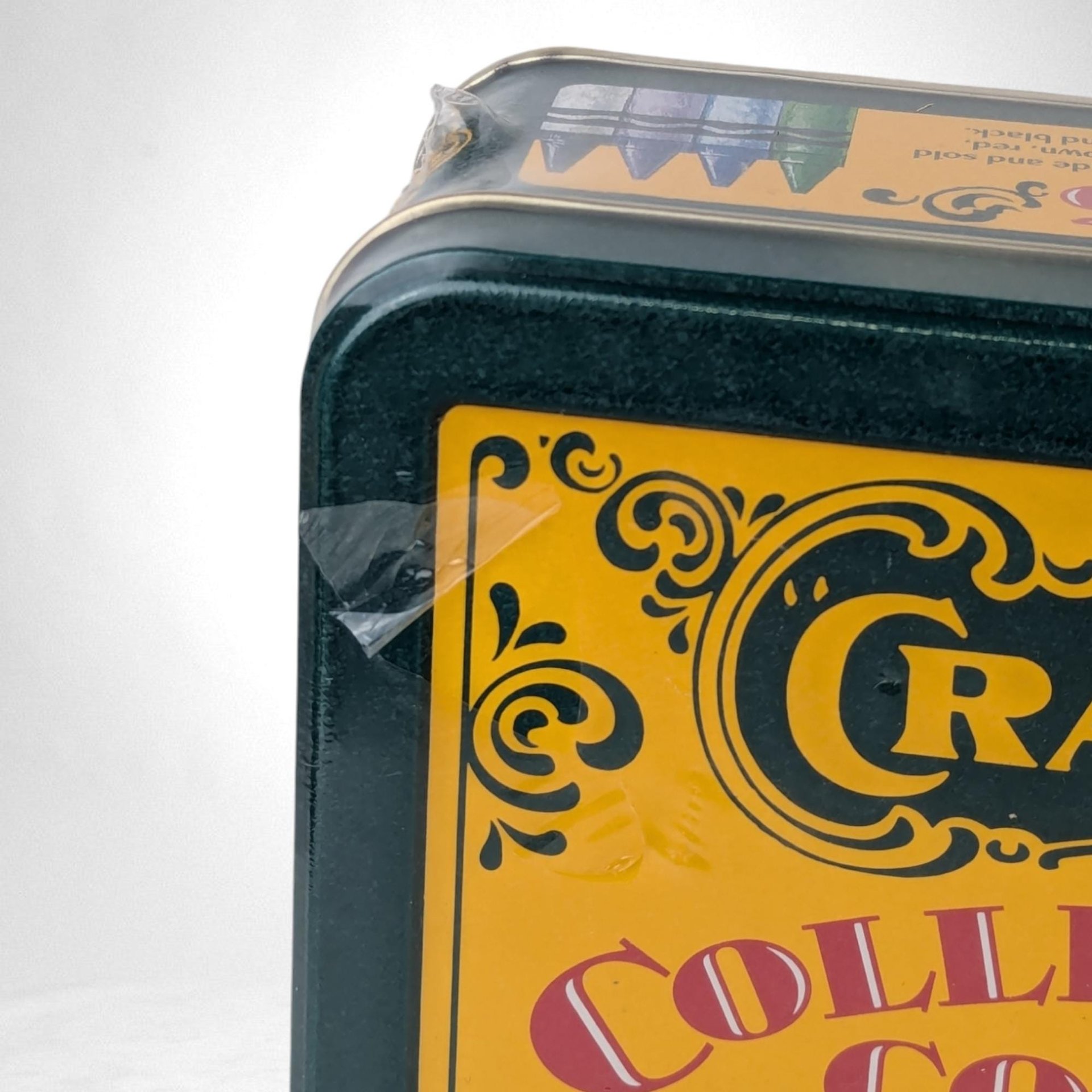 Vintage 1991 Crayola Collector's Colors Tin, 72 Crayons, Limited Edition,  Barney & Smith,  New in Package,  Retro Crayons