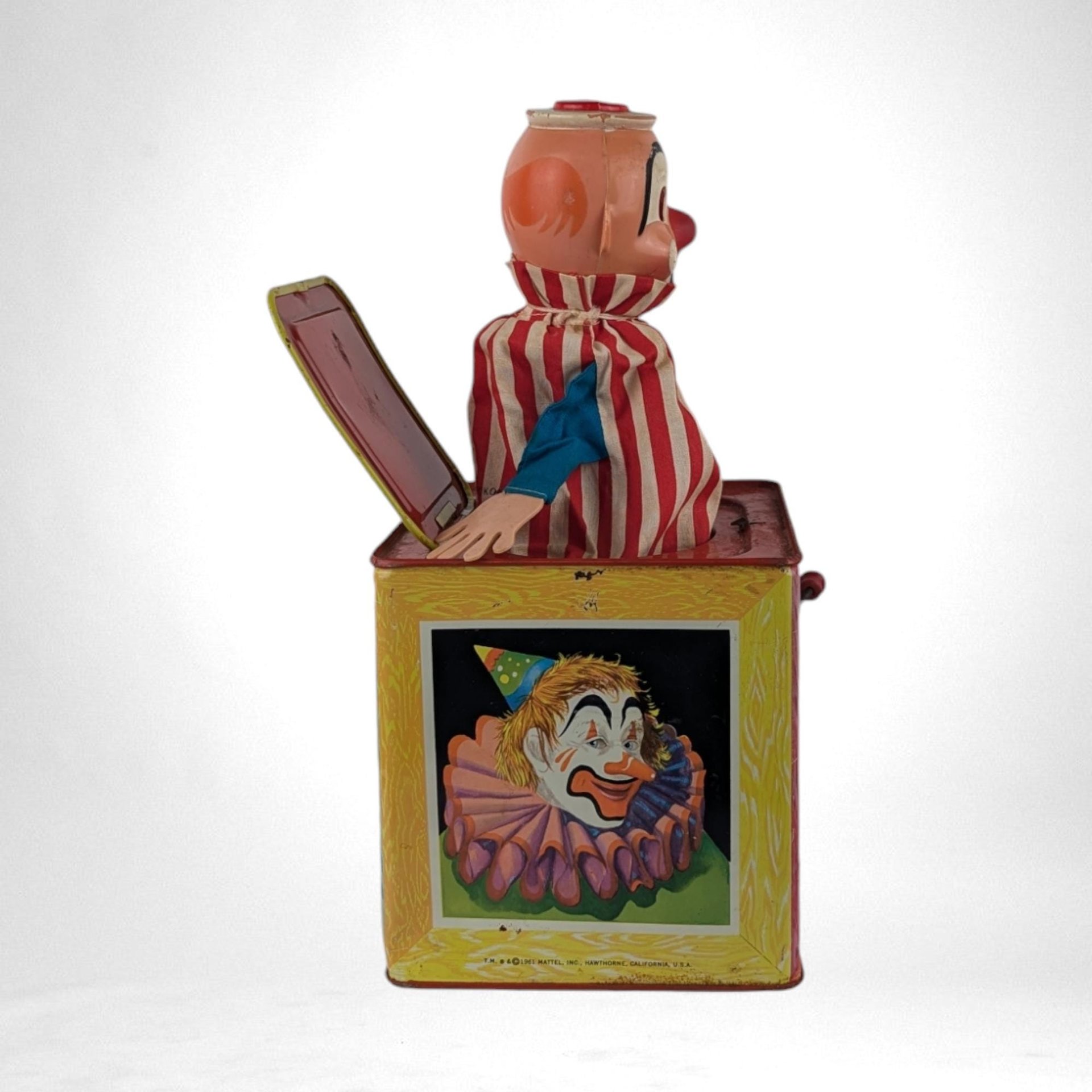 Vintage 1961 Mattel Clown Jack in the Box,  Collectible Toy,  Vintage Toy,  Repair Project,  Parts