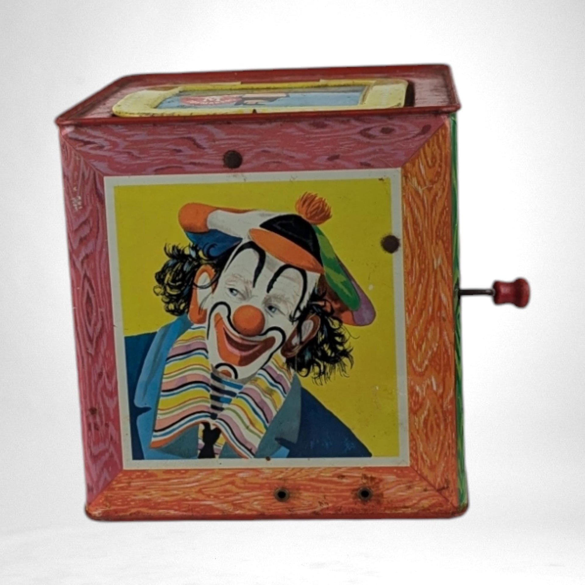 Vintage 1961 Mattel Clown Jack in the Box,  Collectible Toy,  Vintage Toy,  Repair Project,  Parts