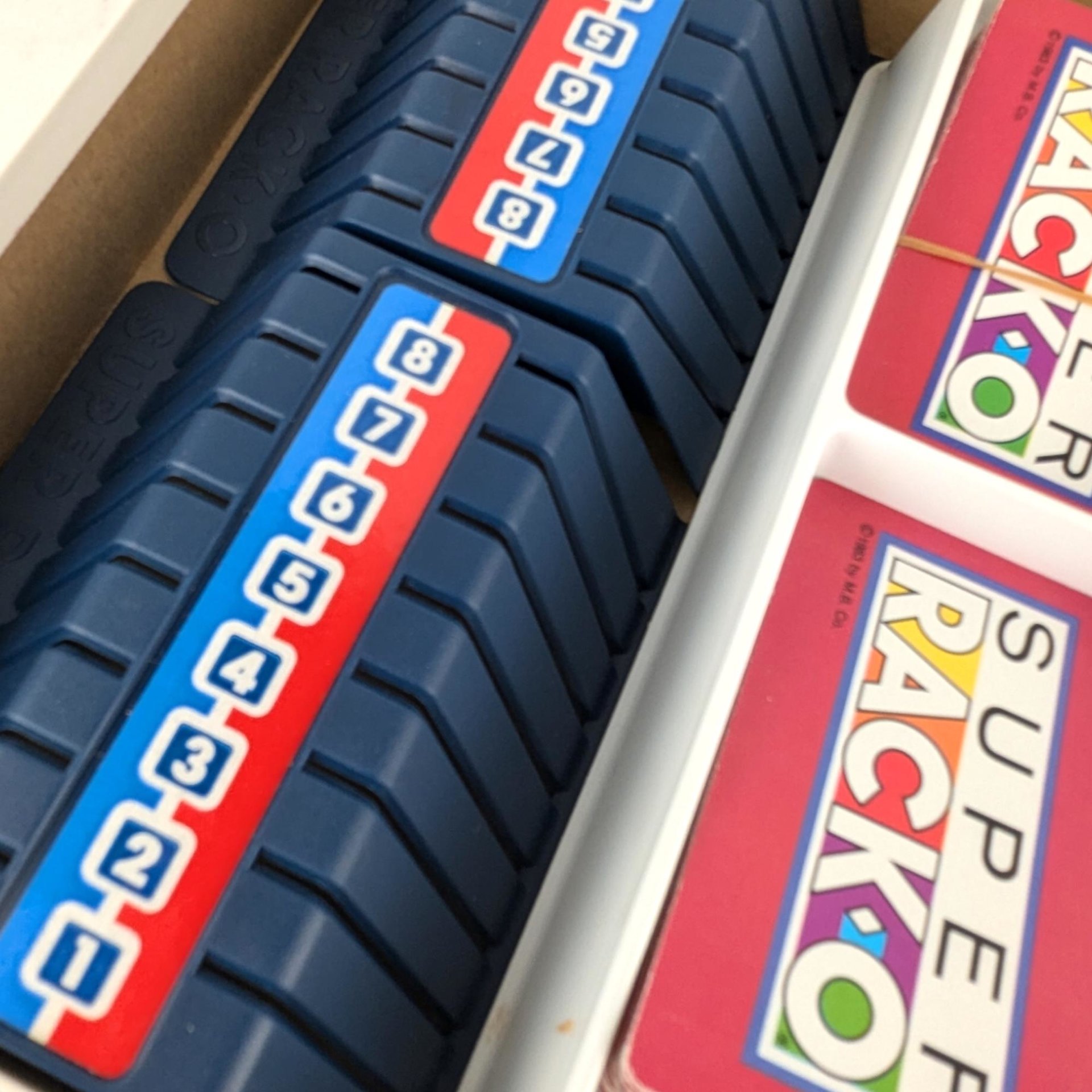 Vintage 1983 Super Racko Game by Milton Bradley - Complete with Instructions - Fun Family Game Night - Retro Card Game