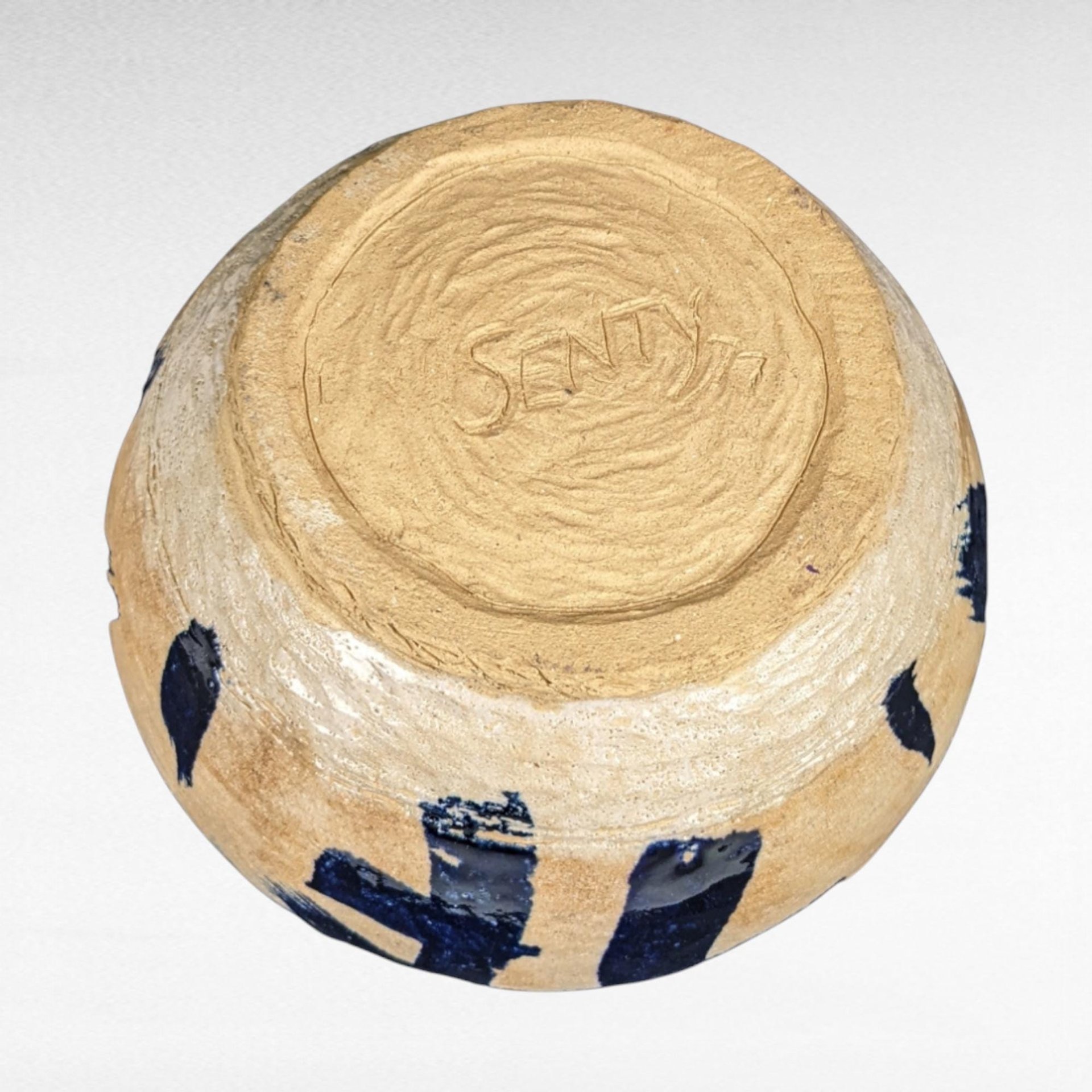 Senty Studio Pottery Bowl | Signed Ceramic Bowl | Vintage Art Pottery | Unique Decor