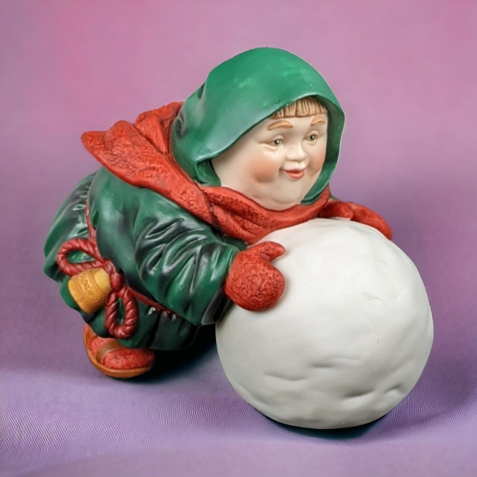 Dept 56 Merrymakers Figurine Lot | 5 Piece Set | Martin the Mandolinist | Thaddeus the Tobogganist | Vintage Christmas Decor