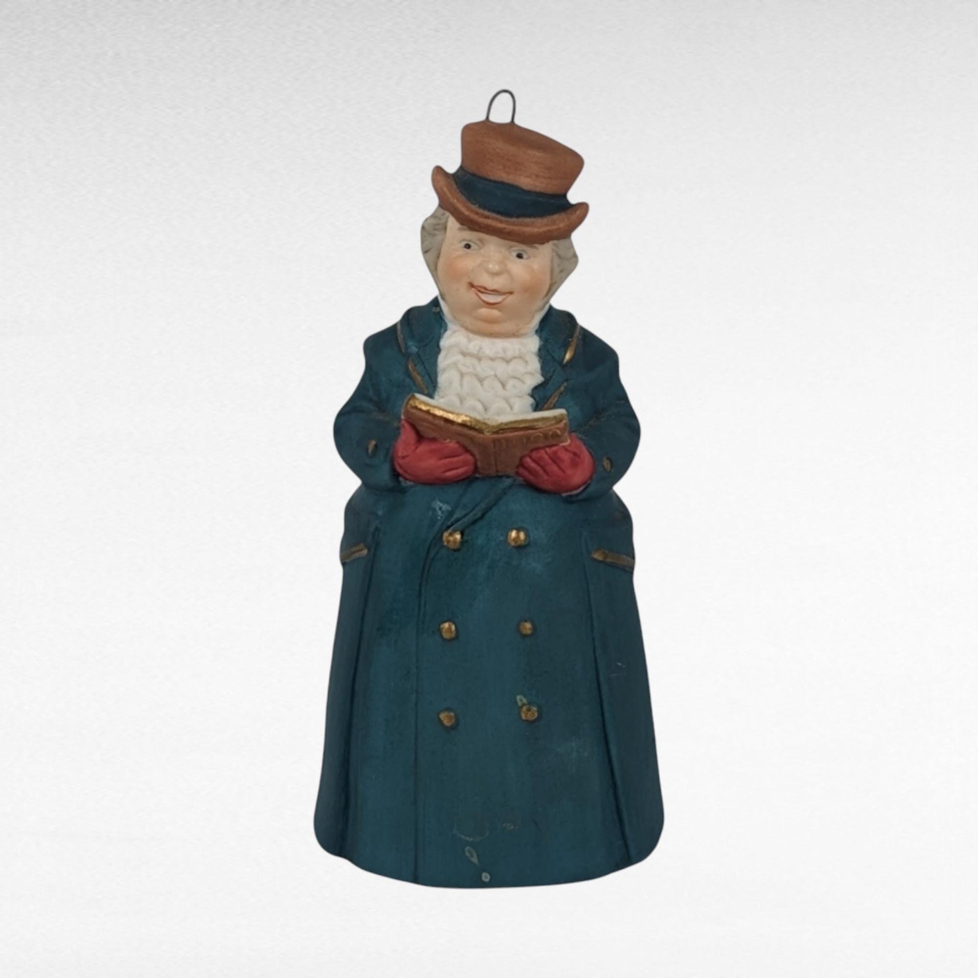 Vintage Hallmark Keepsake Ornaments, Lot of 5, Dickens Carolers, Bells