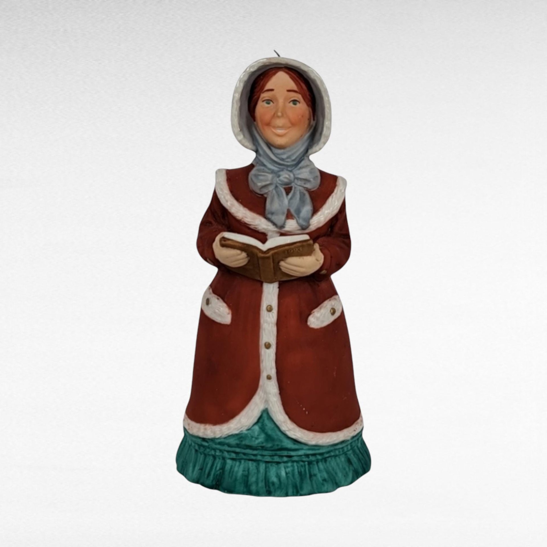 Vintage Hallmark Keepsake Ornaments, Lot of 5, Dickens Carolers, Bells