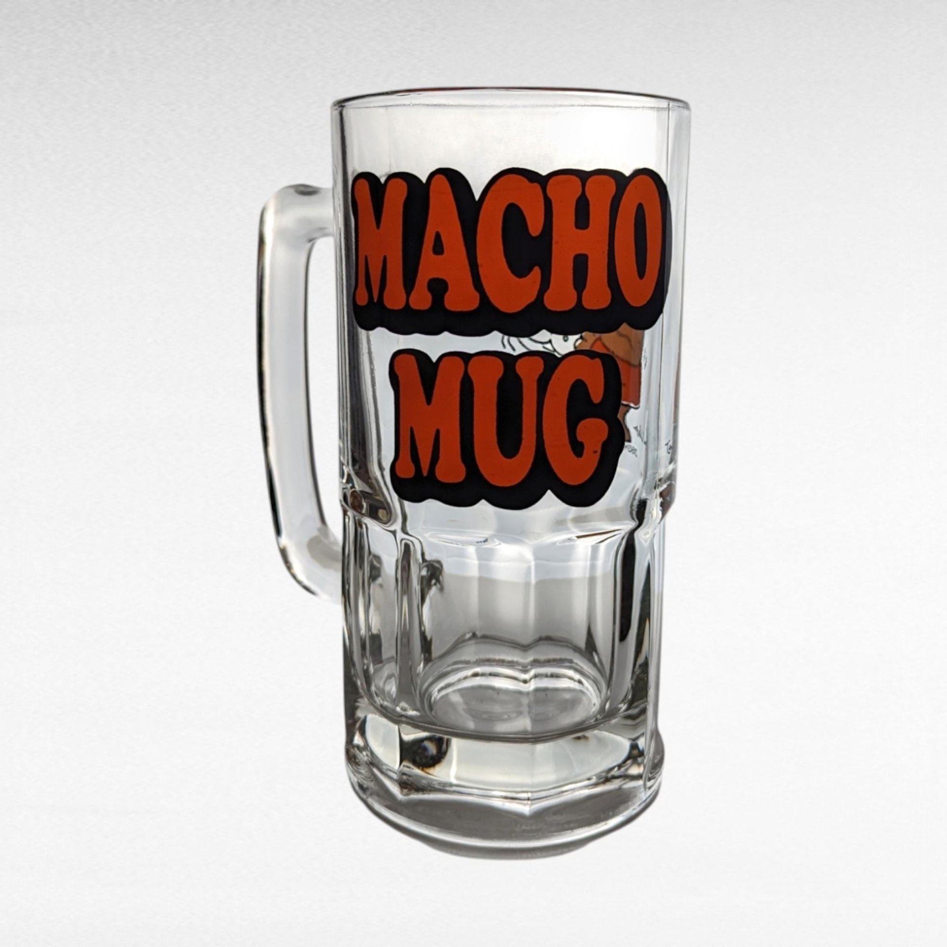 1979 Ziggy Macho Beer Mug | Vintage Ziggy Glass | Cartoon Beer Stein | Collectible Barware | Retro Kitchen Decor
