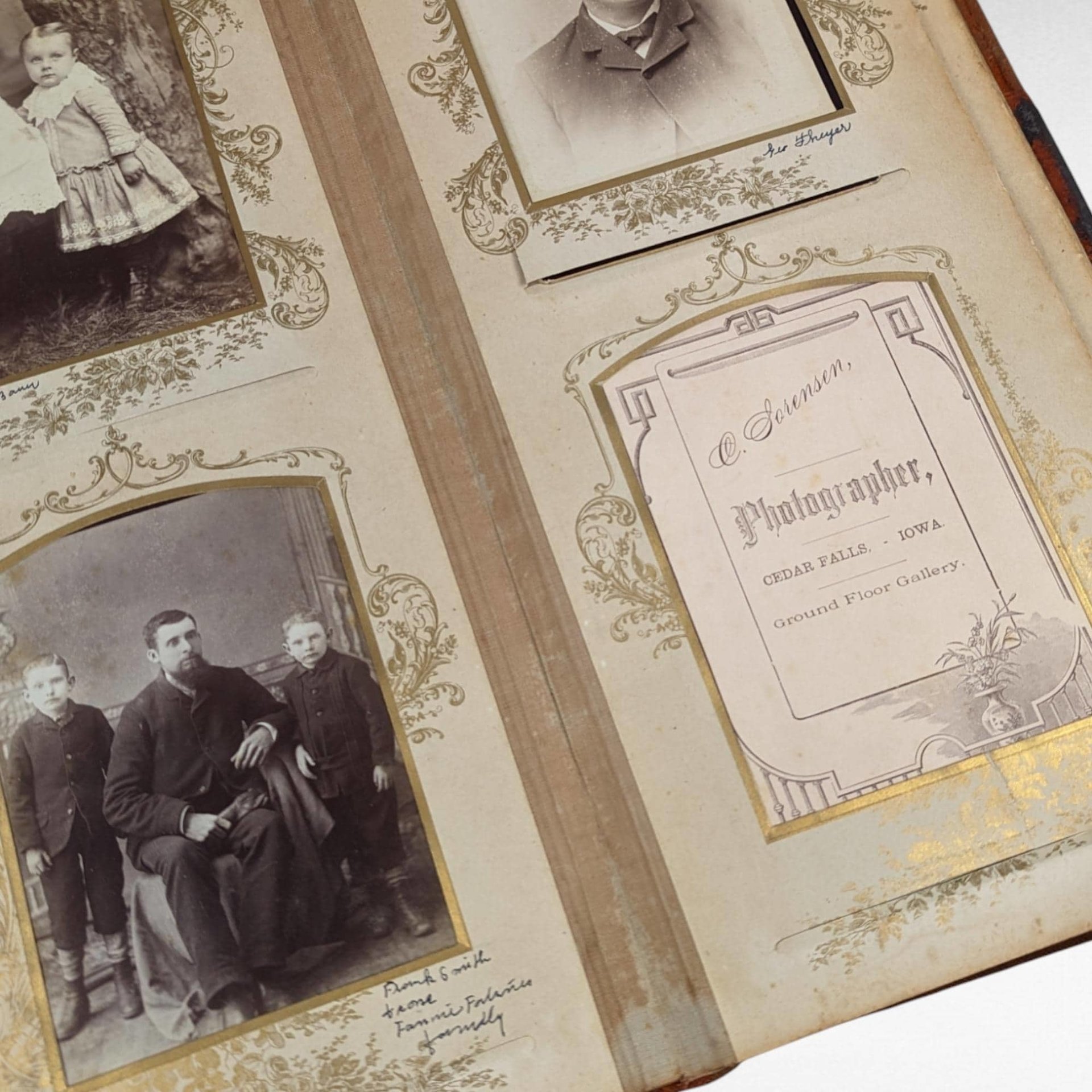 Antique 1800s Family Photo Album | South Dakota Family History | Original Photos | Genealogy Research